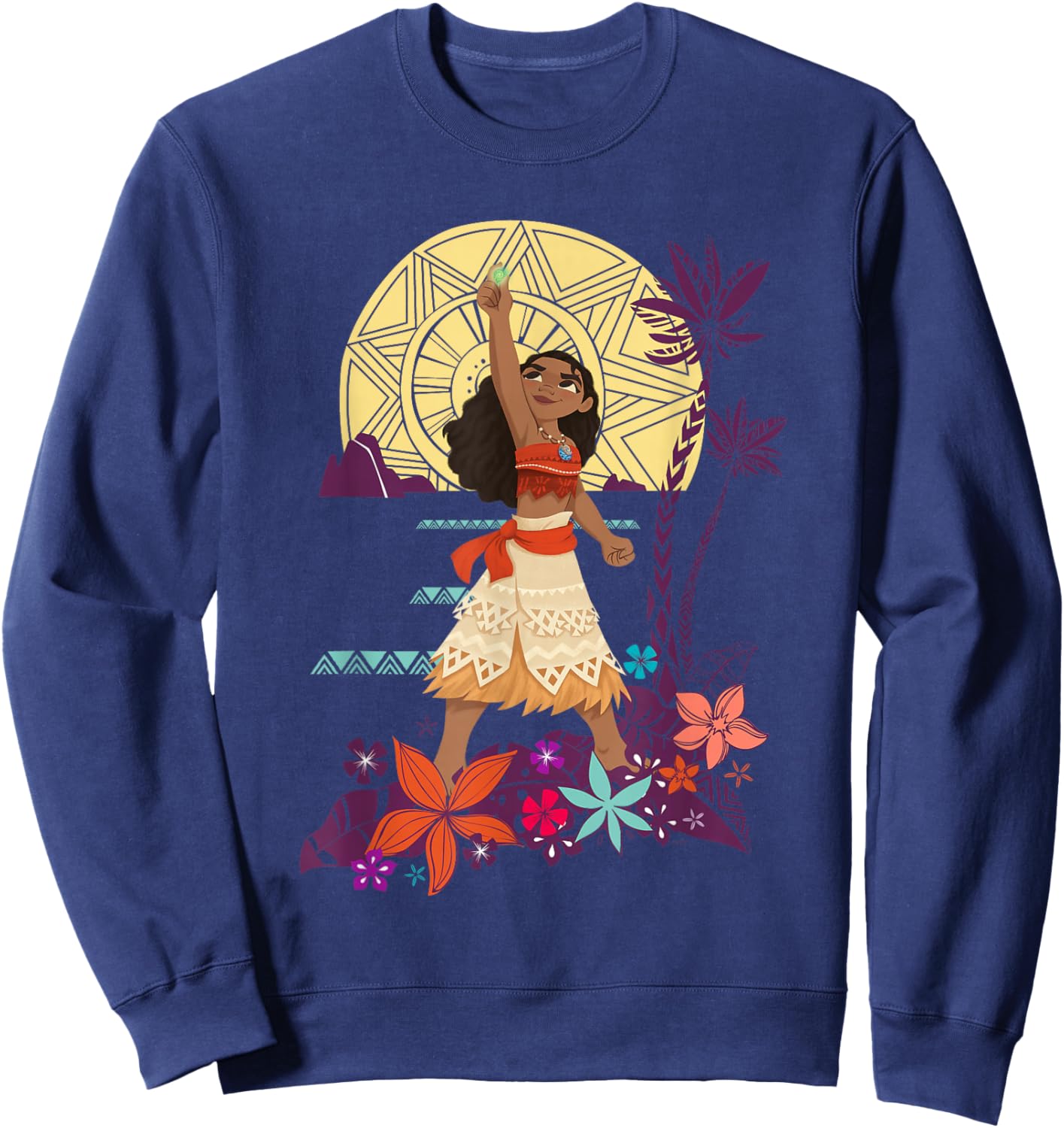 Disney Princess Moana Heart of Te Fiti Small Sweatshirt - Sweatshirt | Navy