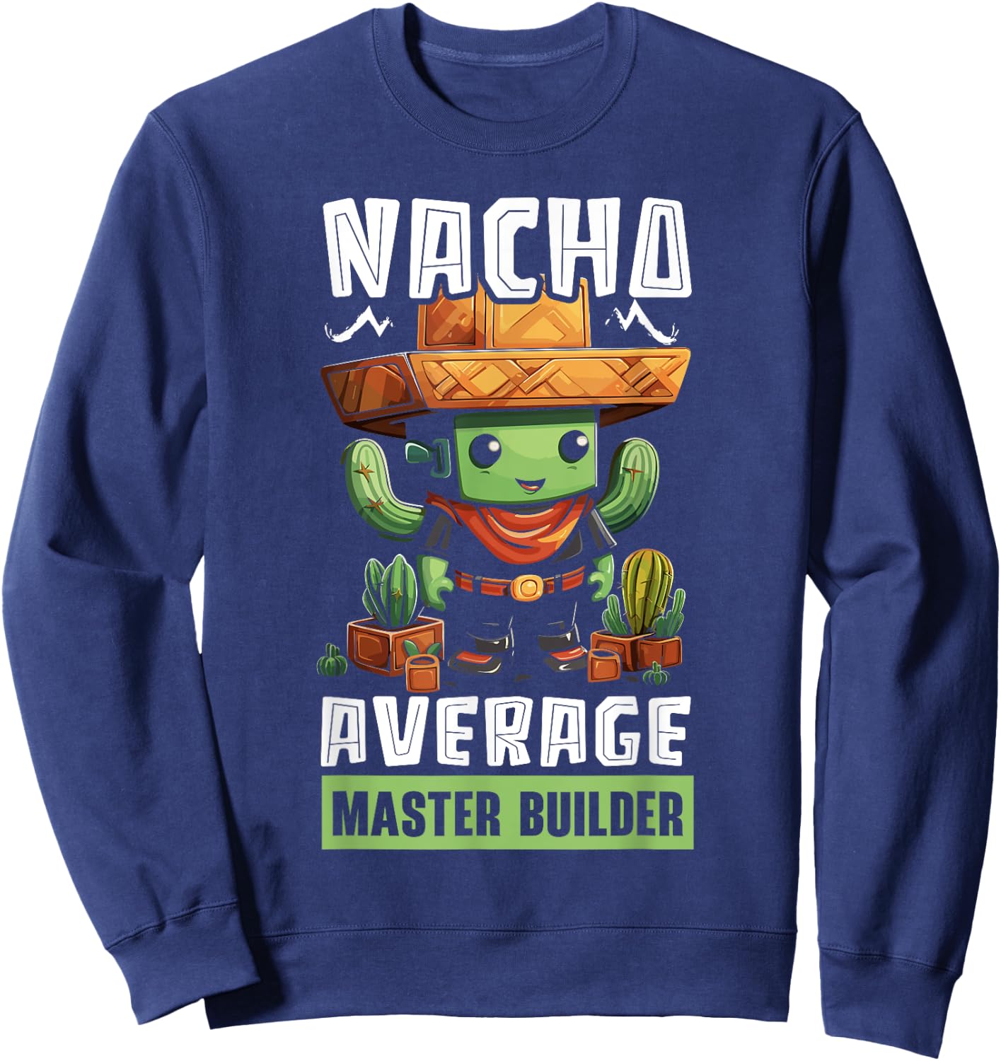Master Builder Bricks Blocks Play Toys Sweatshirt - Sweatshirt | Navy