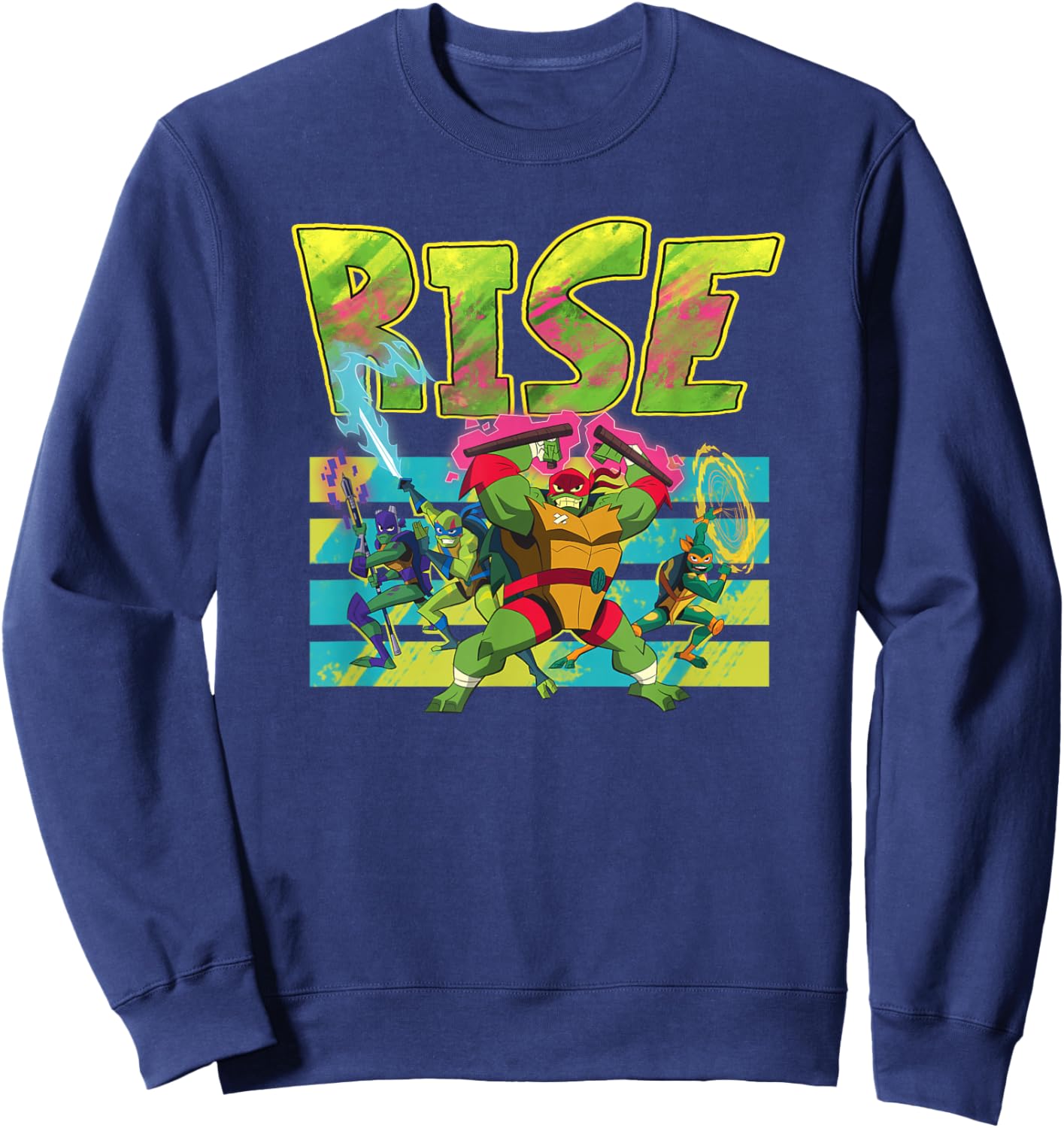 TMNT - Rise - Splatter Paint Sweatshirt - Sweatshirt | Navy