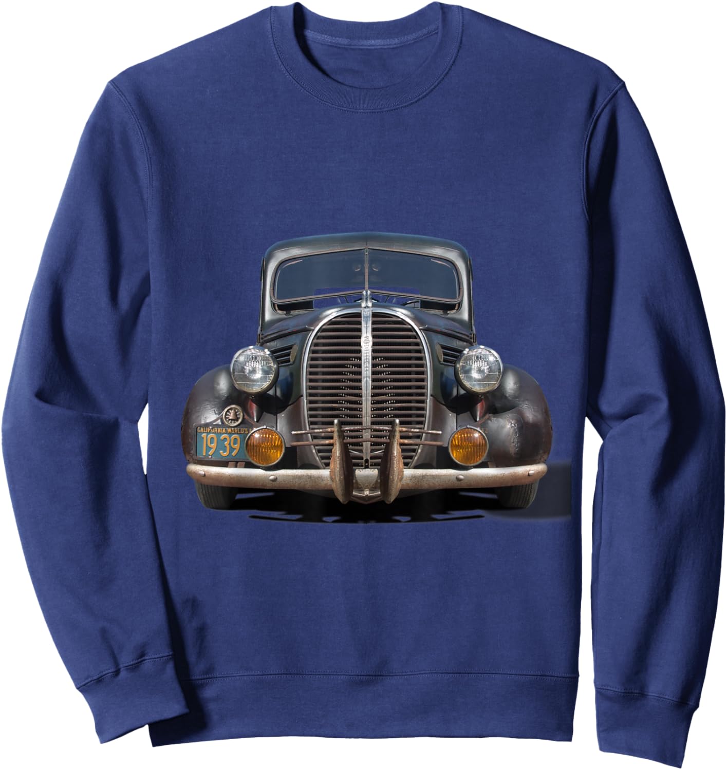 1938 1939 Rustic Pickup Truck Sweatshirt - Sweatshirt | Navy