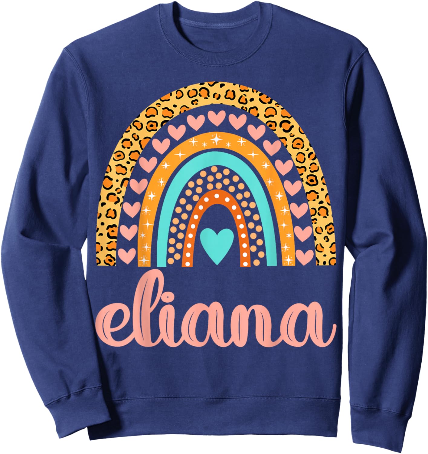 Eliana Eliana Name Birthday Shirt Gift Sweatshirt - Sweatshirt | Navy