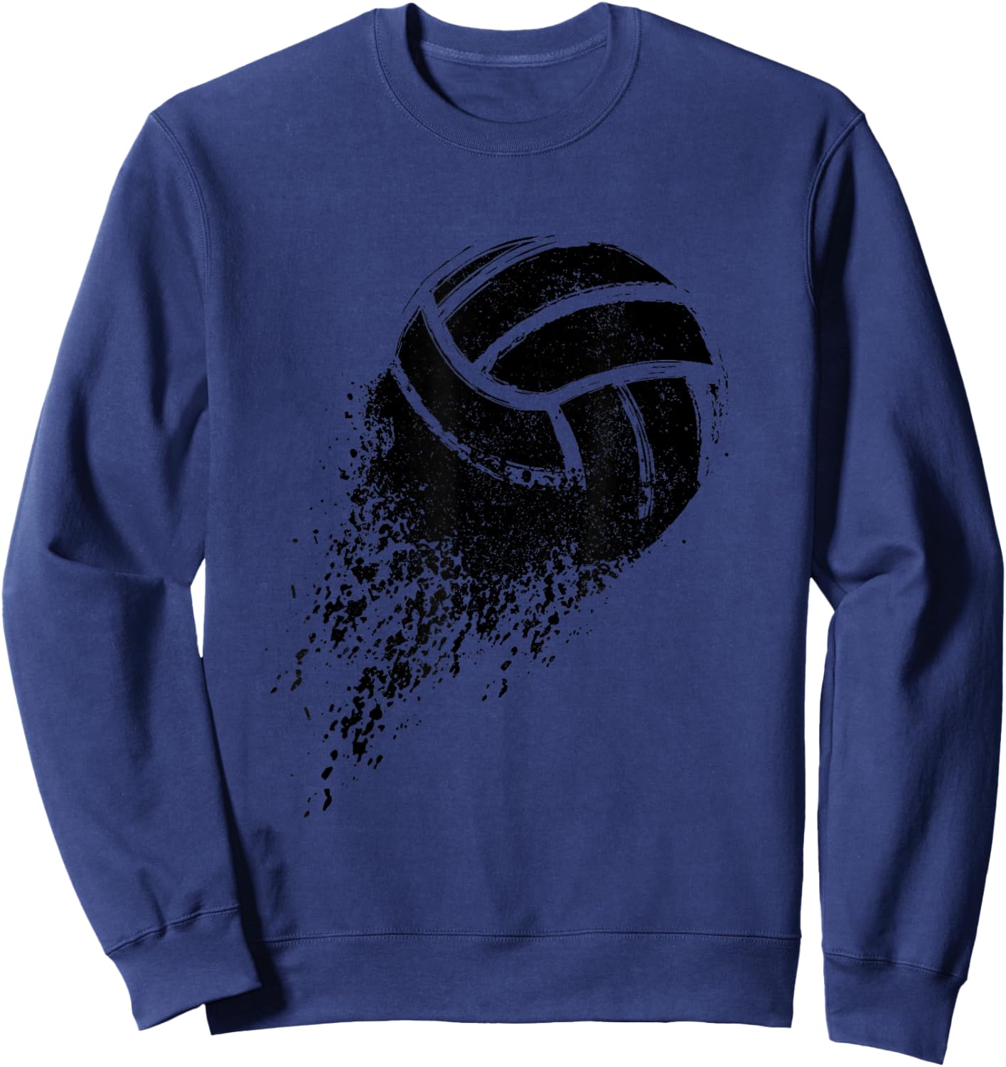Volleyball Vintage Retro Sport Volleyball Player Sweatshirt - Sweatshirt | Navy