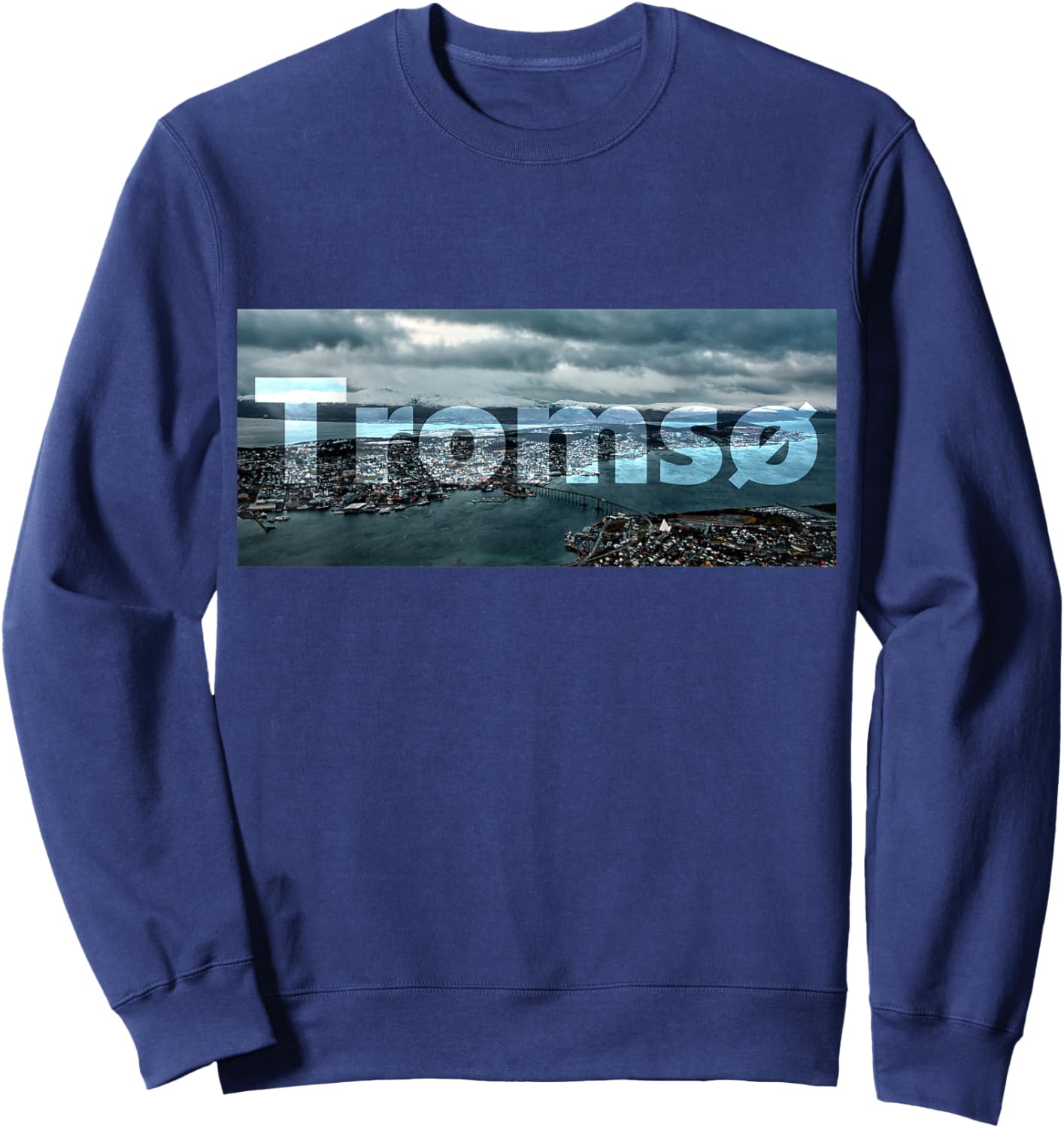 Tromsø - right from the arctic circle Sweatshirt - Sweatshirt | Navy