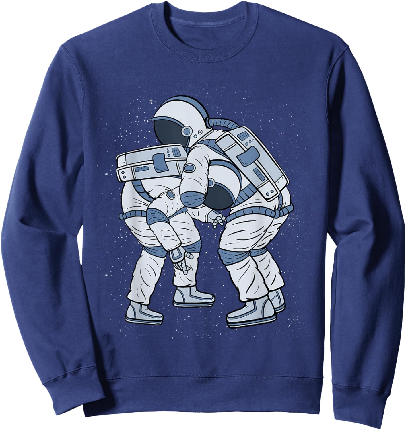 Jiu-Jitsu Astronaut Jiu Jitsu BJJ Martial Arts Combat Sport Sweatshirt - Sweatshirt | Navy
