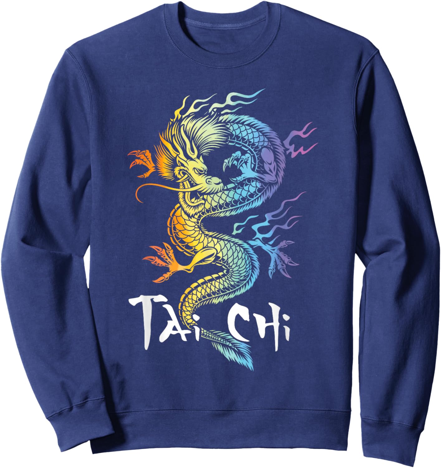 Tai Chi - Spiritual Wellness Meditation Qi Gong Instructor Small Sweatshirt - Sweatshirt | Navy