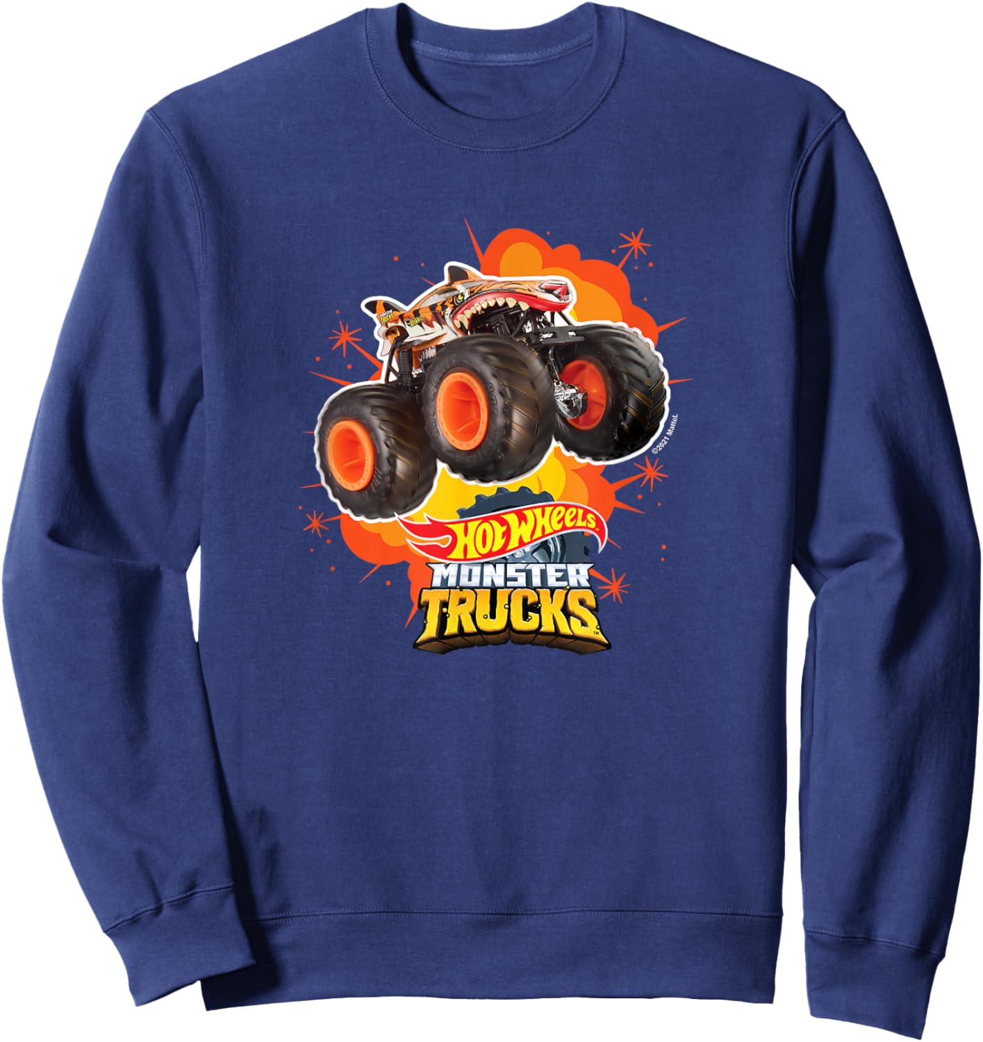 Hot Wheels - Tiger Shark Sweatshirt - Sweatshirt | Navy