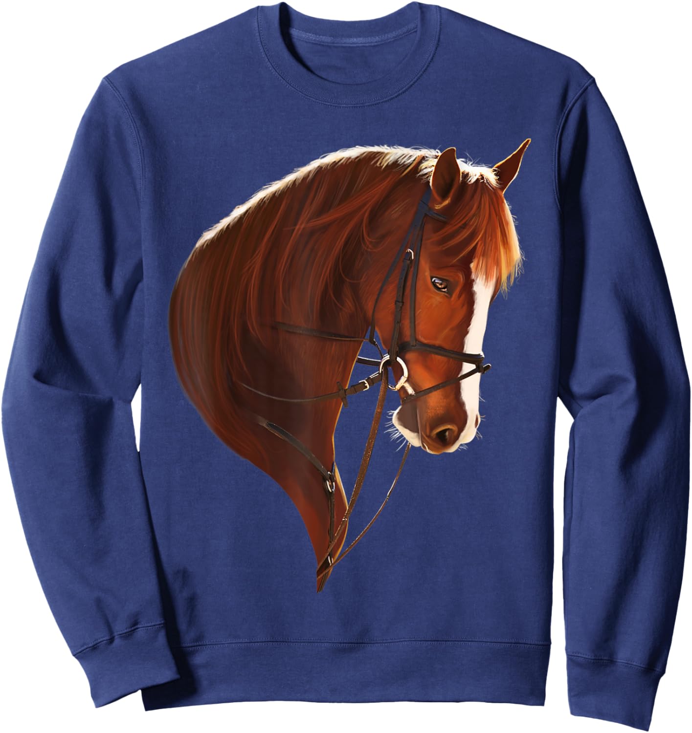 Tremendous Horse Design Horses Shirt Gifts Sweatshirt - Sweatshirt | Navy