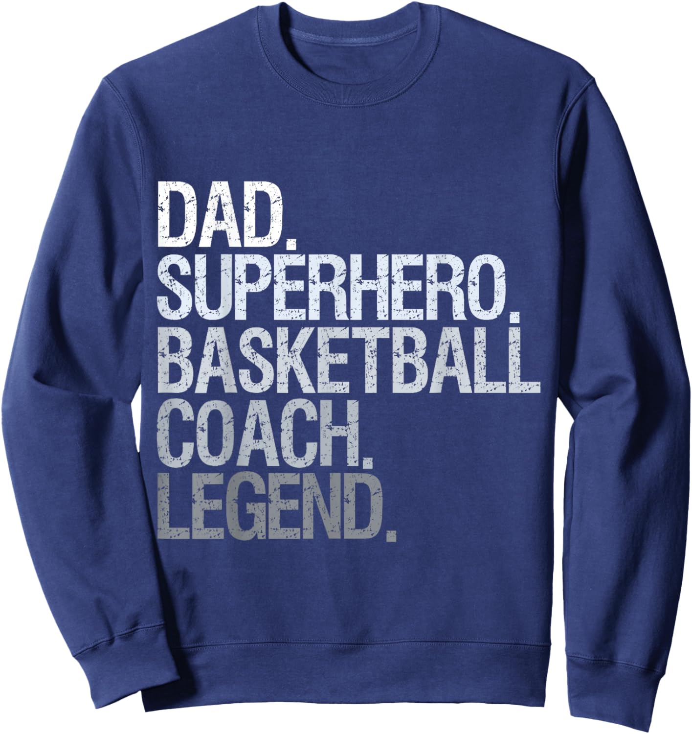 Basketball Coach dad Sweatshirt - Sweatshirt | Navy