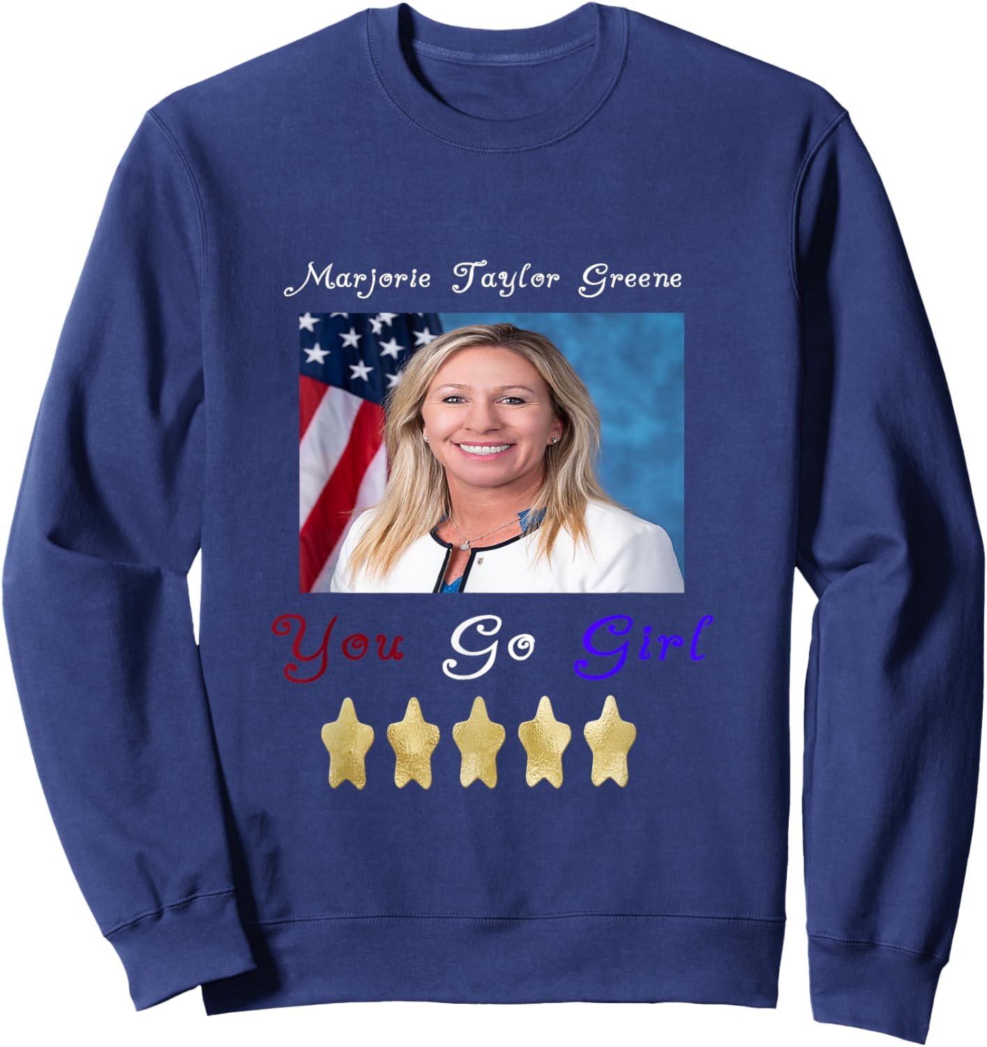 Marjorie Taylor Greene Sweatshirt - Sweatshirt | Navy