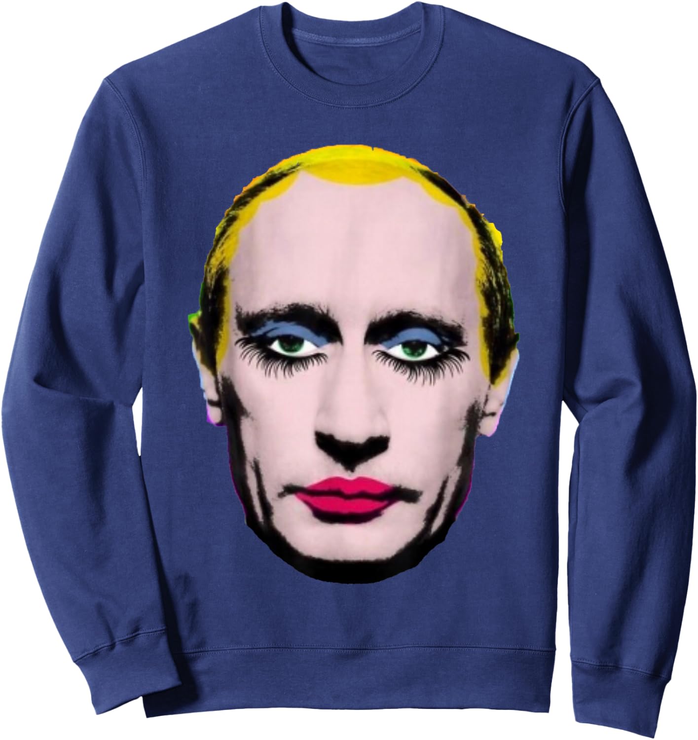 Vladimir Putin in lipstick Sweatshirt - Sweatshirt | Navy