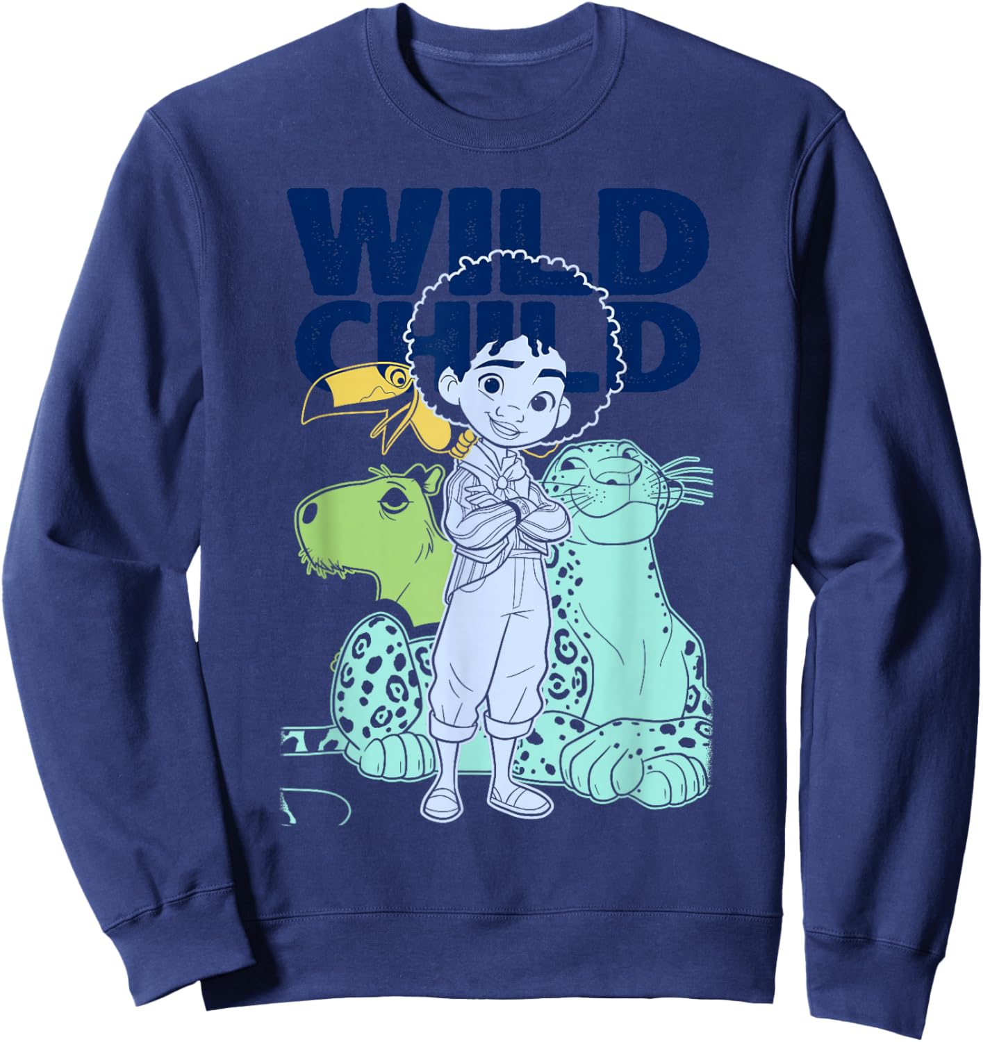 Disney Encanto Antonio Wild Poster V-3 Sweatshirt - Sweatshirt | Navy