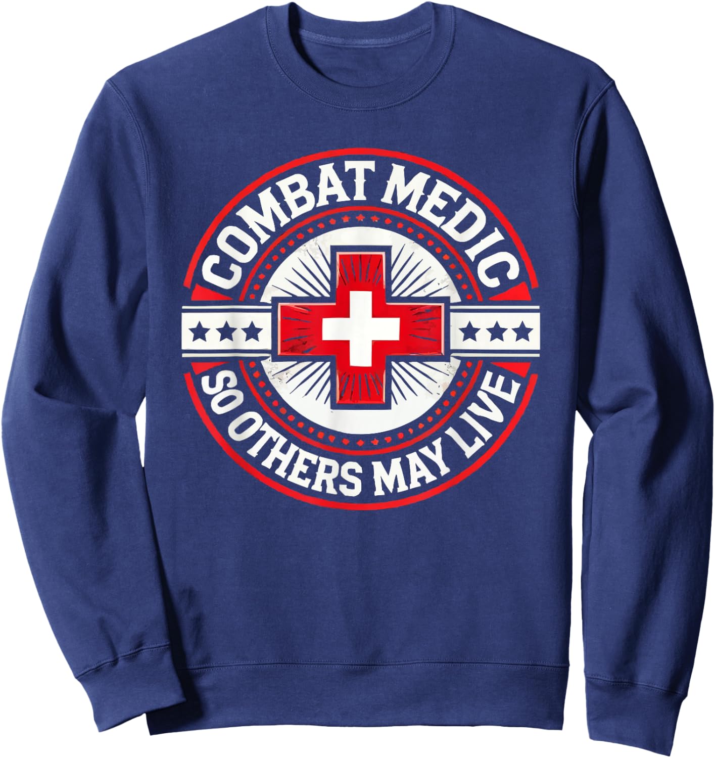 Combat Medic First Aid Field Medic Military Sweatshirt - Sweatshirt | Navy