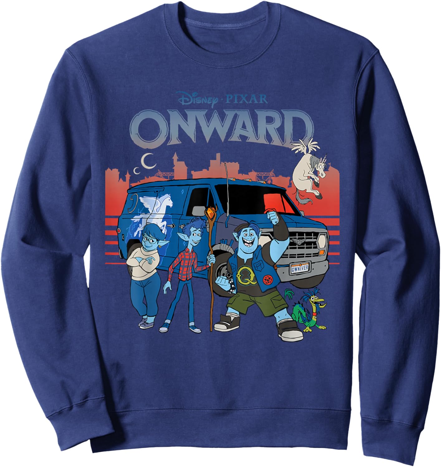Disney Pixar Onward Adventure Crew Sweatshirt - Sweatshirt | Navy