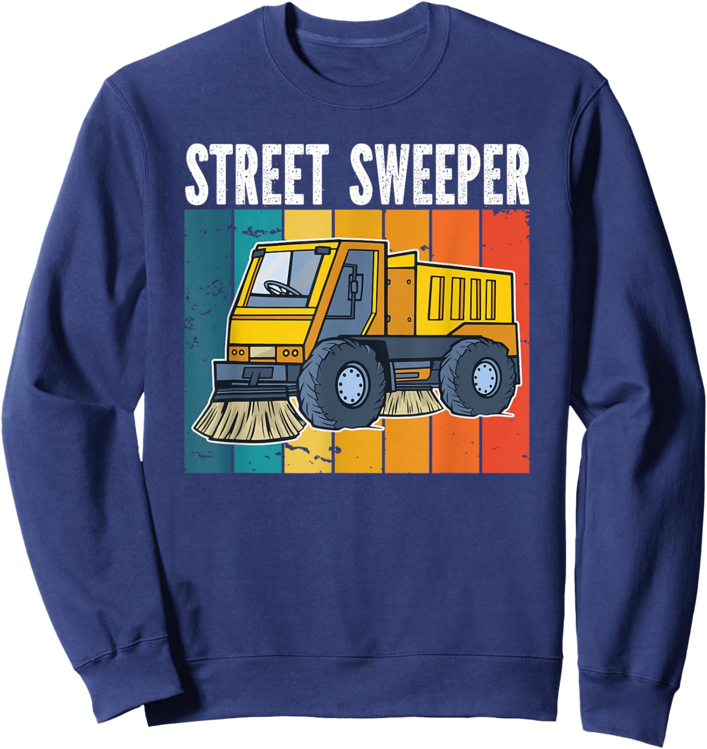 Street Cleaner and Street Sweeper Sweatshirt - Sweatshirt | Navy