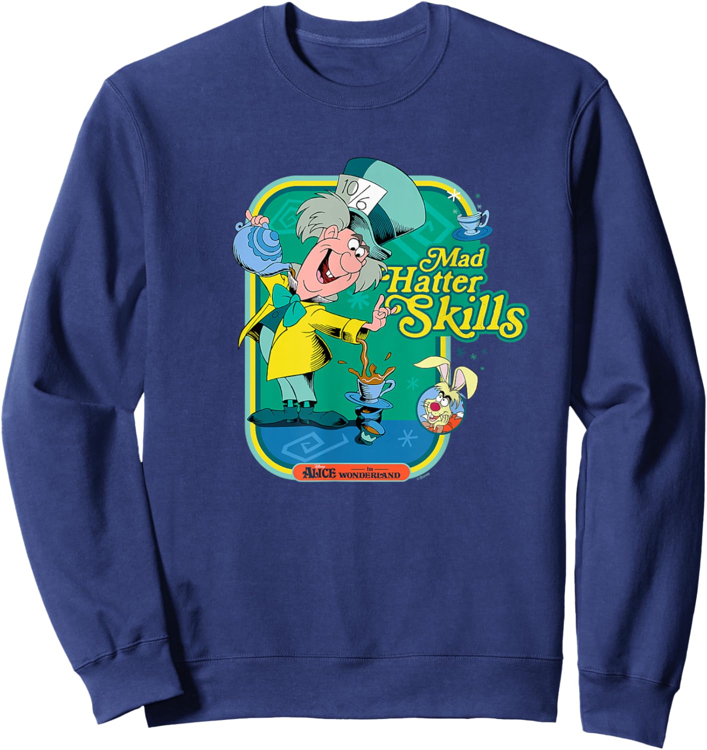 Alice in Wonderland - Mad Hatter Skills Sweatshirt - Sweatshirt | Navy