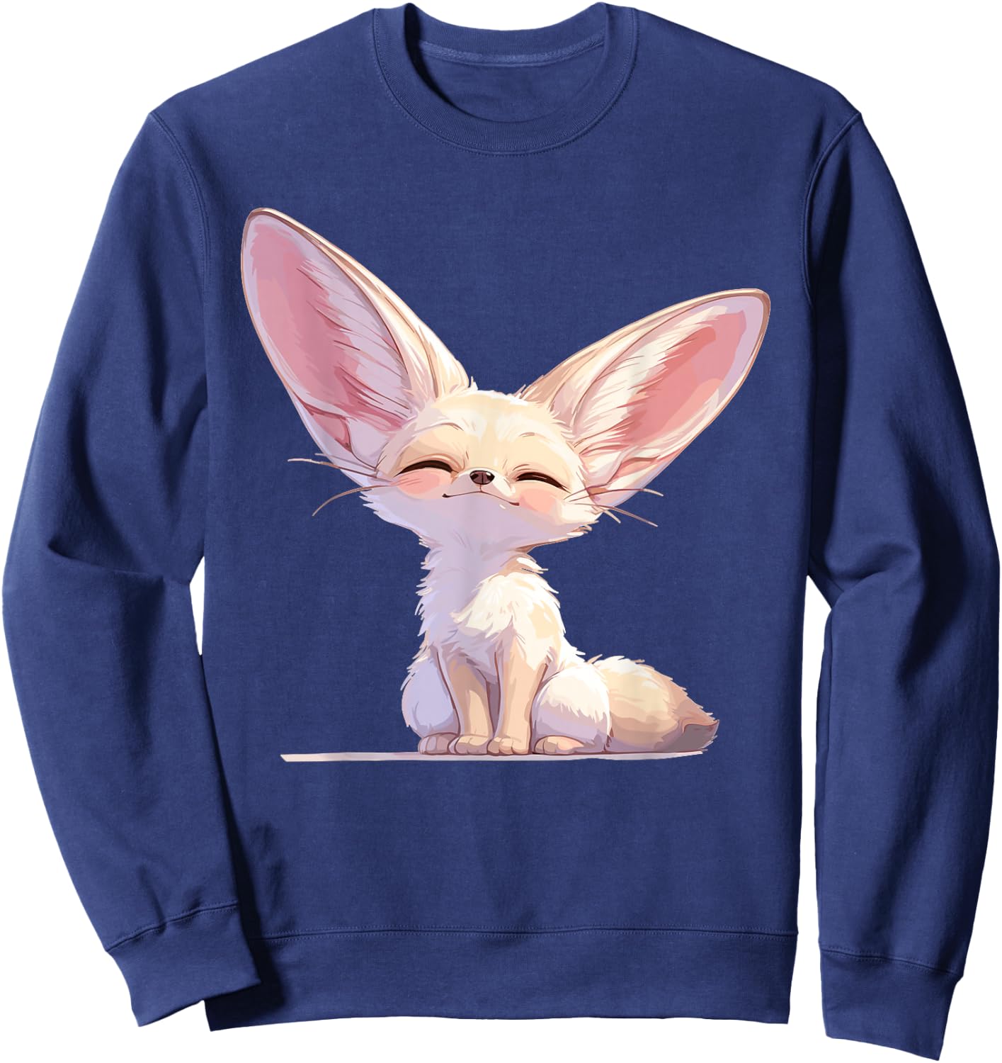 Fennec Foxes Fennec Fox Sweatshirt - Sweatshirt | Navy