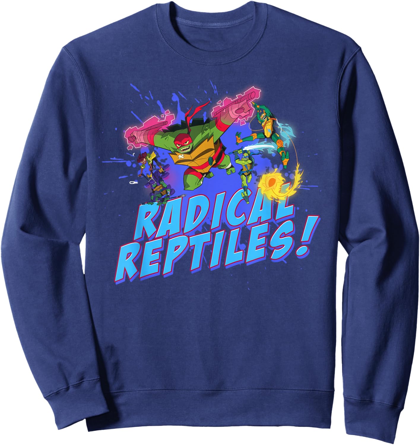 Radical Reptiles - TMNT Brothers - Rise Sweatshirt - Sweatshirt | Navy