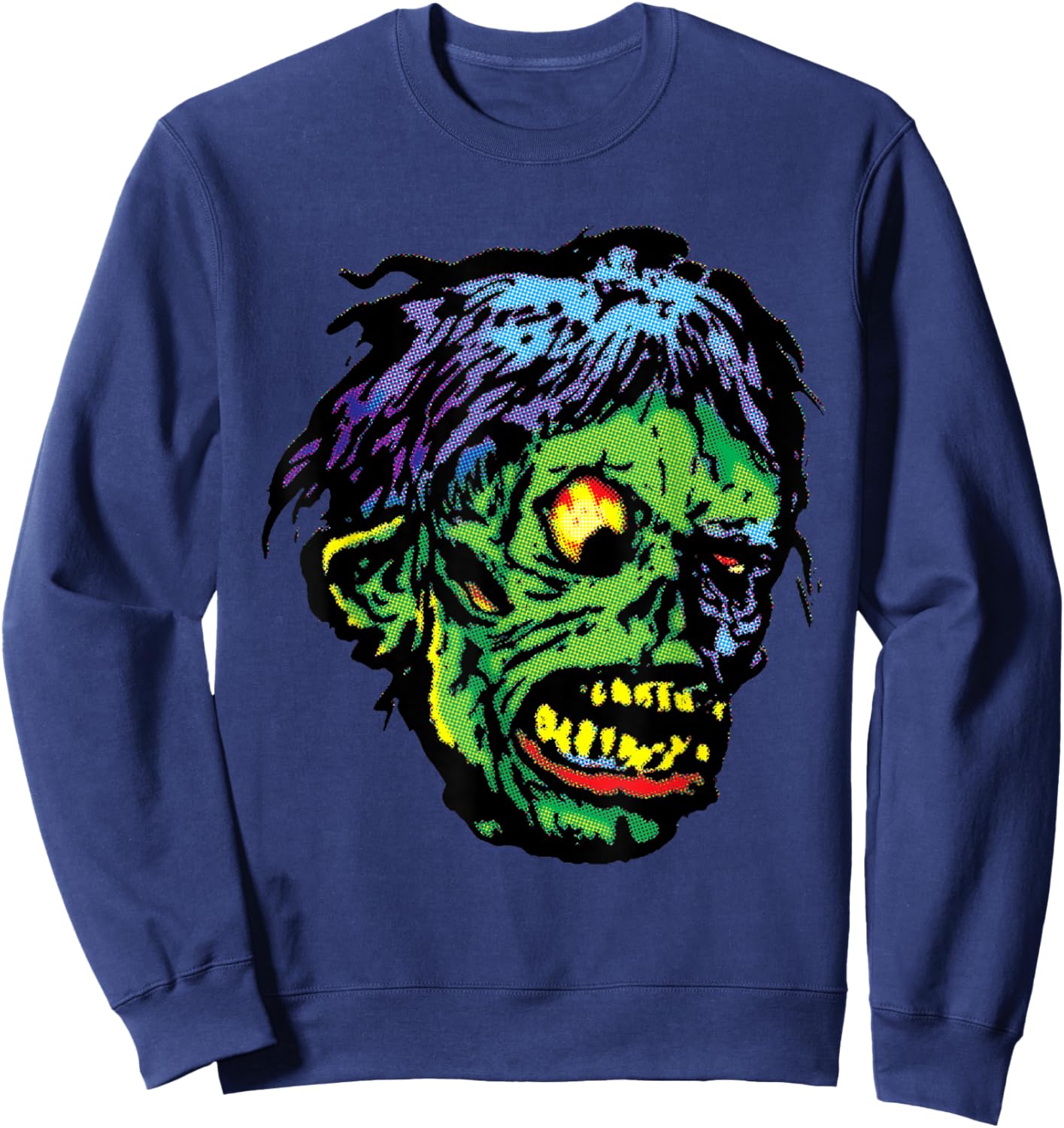 Vintage Shock Monster Sweatshirt - Sweatshirt | Navy