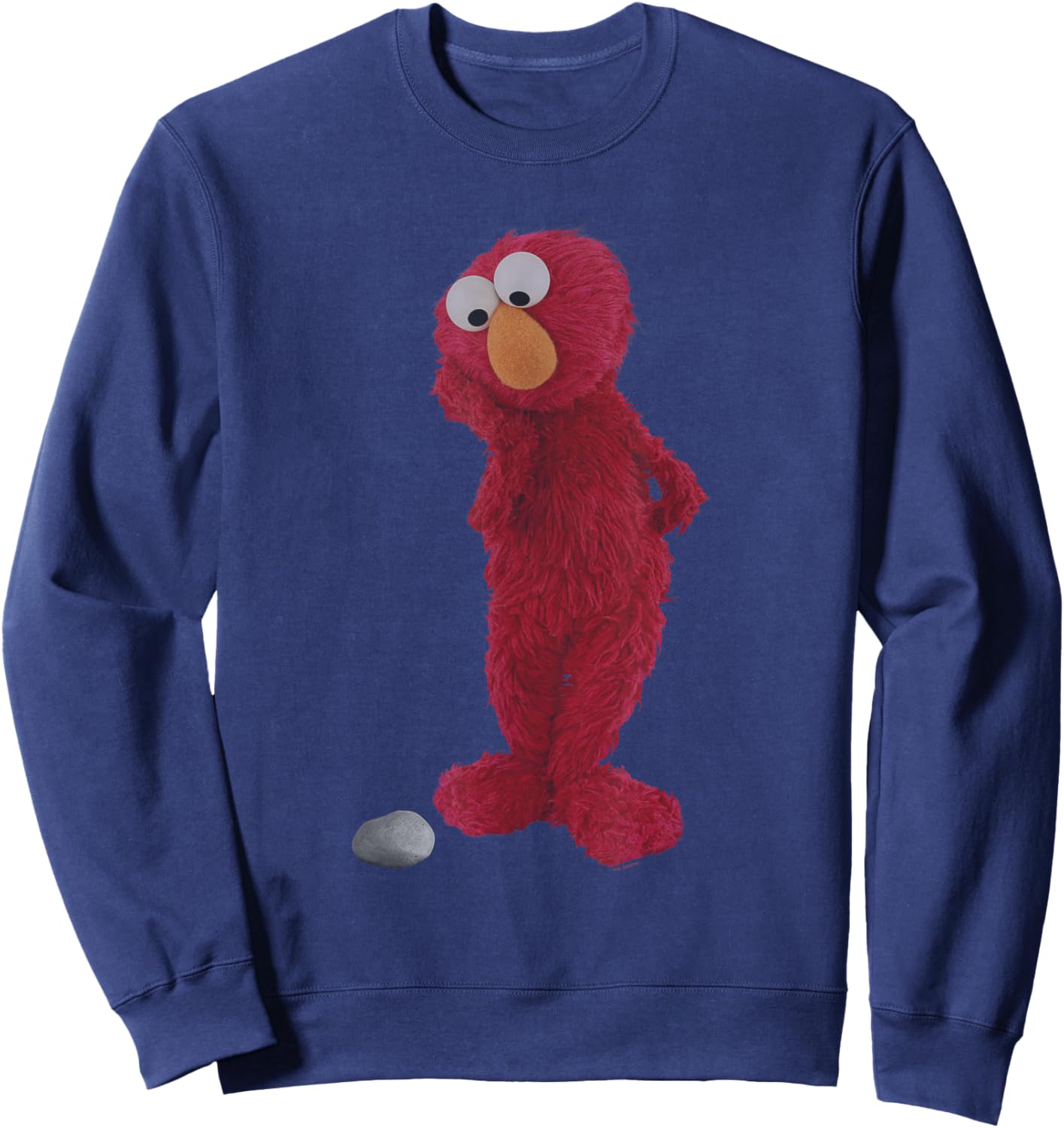 Sesame Street Existential Elmo Sweatshirt - Sweatshirt | Navy