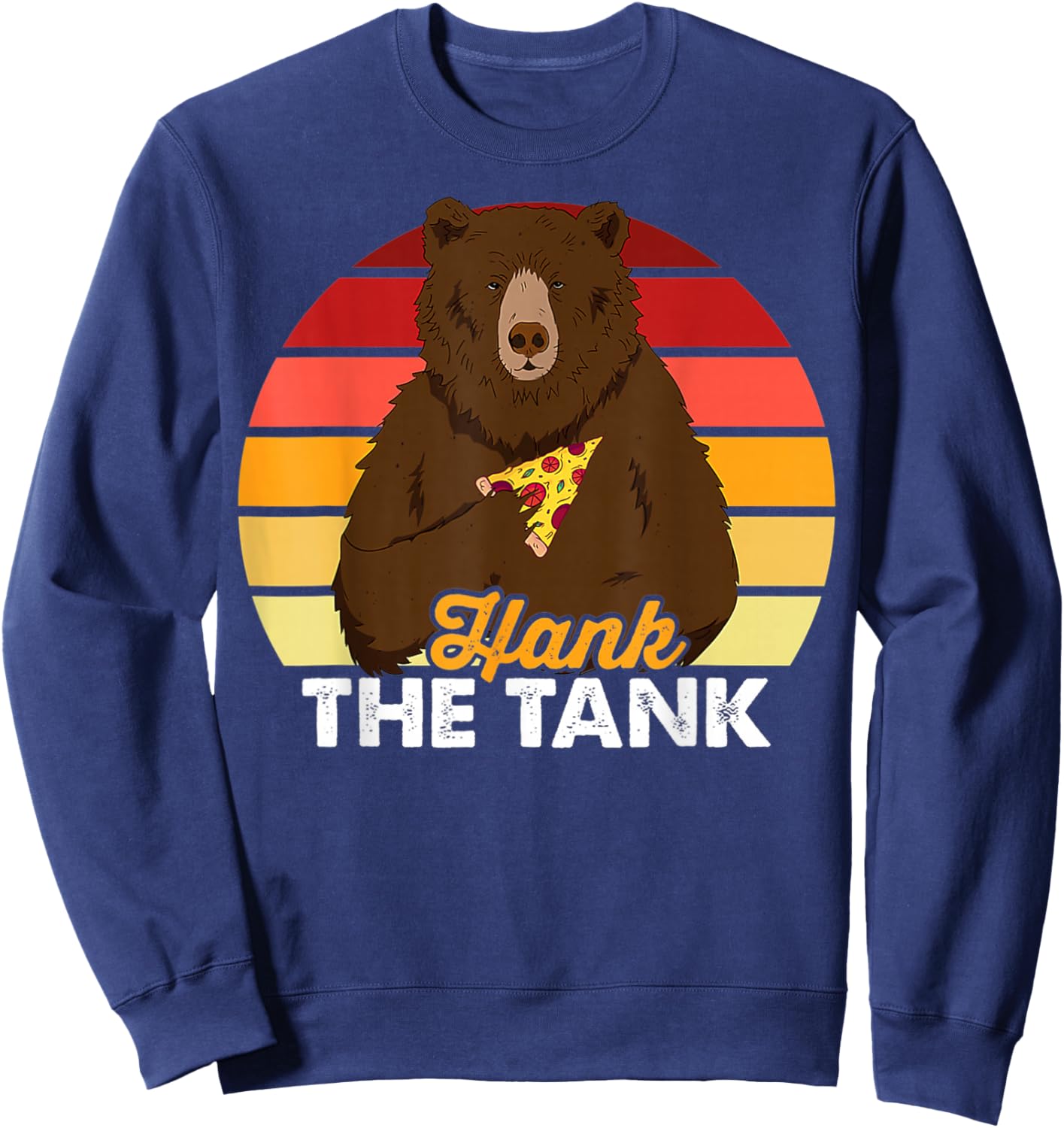 Hank The Tank Shirt hank the tank bear Sweatshirt - Sweatshirt | Navy