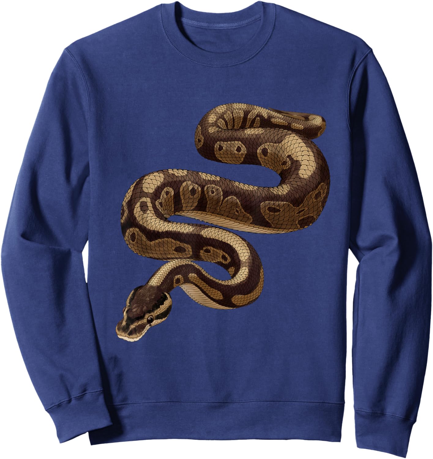 Snake Ball Python Sweatshirt - Sweatshirt | Navy
