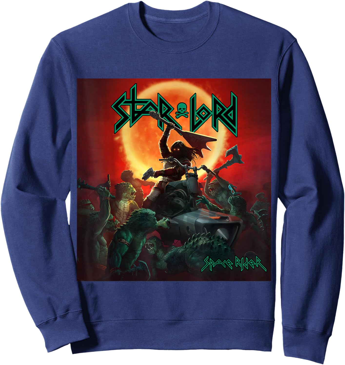 Marvel’s Guardians of The Galaxy Game Star-Lord Band Sweatshirt - Sweatshirt | Navy