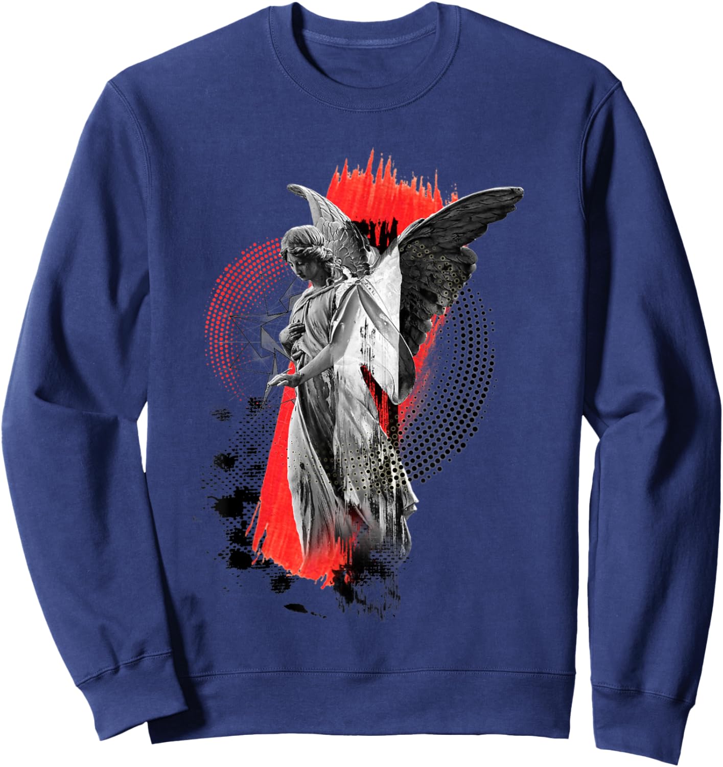 Trash Polka Art "Guardian" Sweatshirt - Sweatshirt | Navy