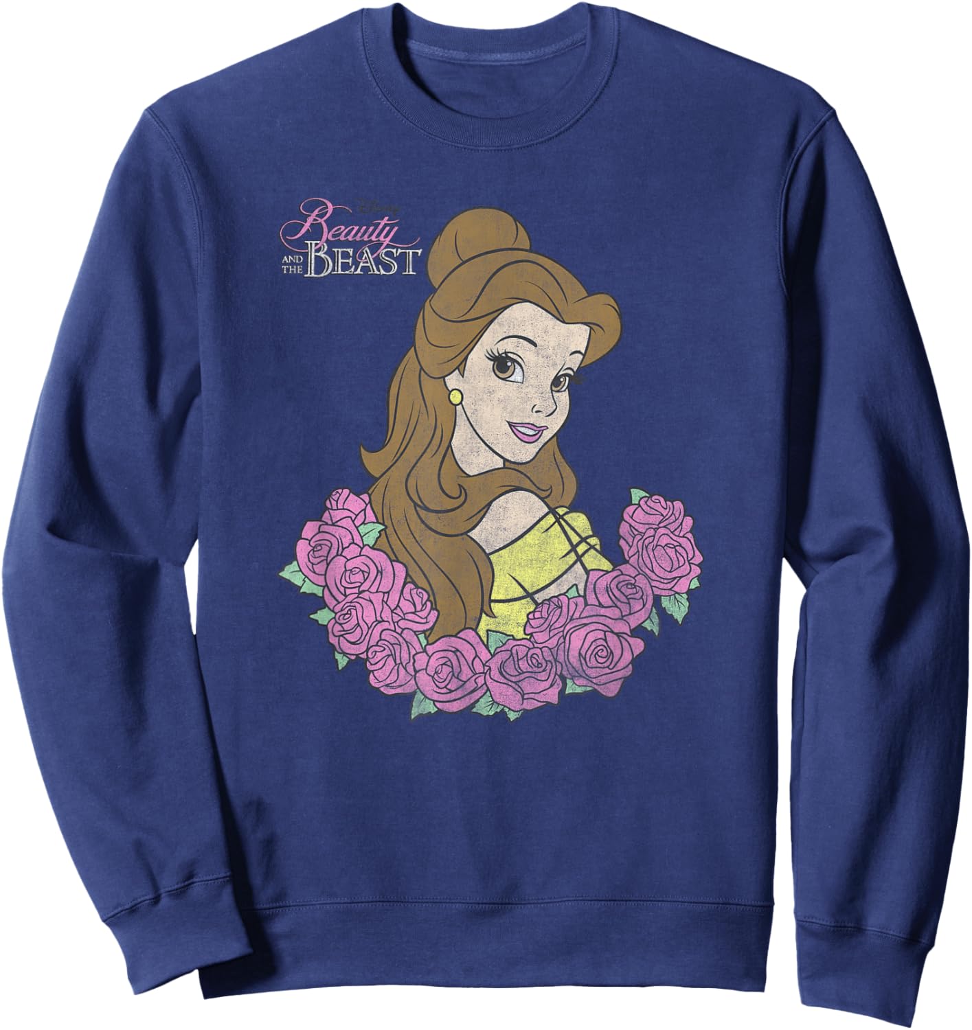 Disney Beauty and the Beast Belle Classic Portrait Sweatshirt - Sweatshirt | Navy