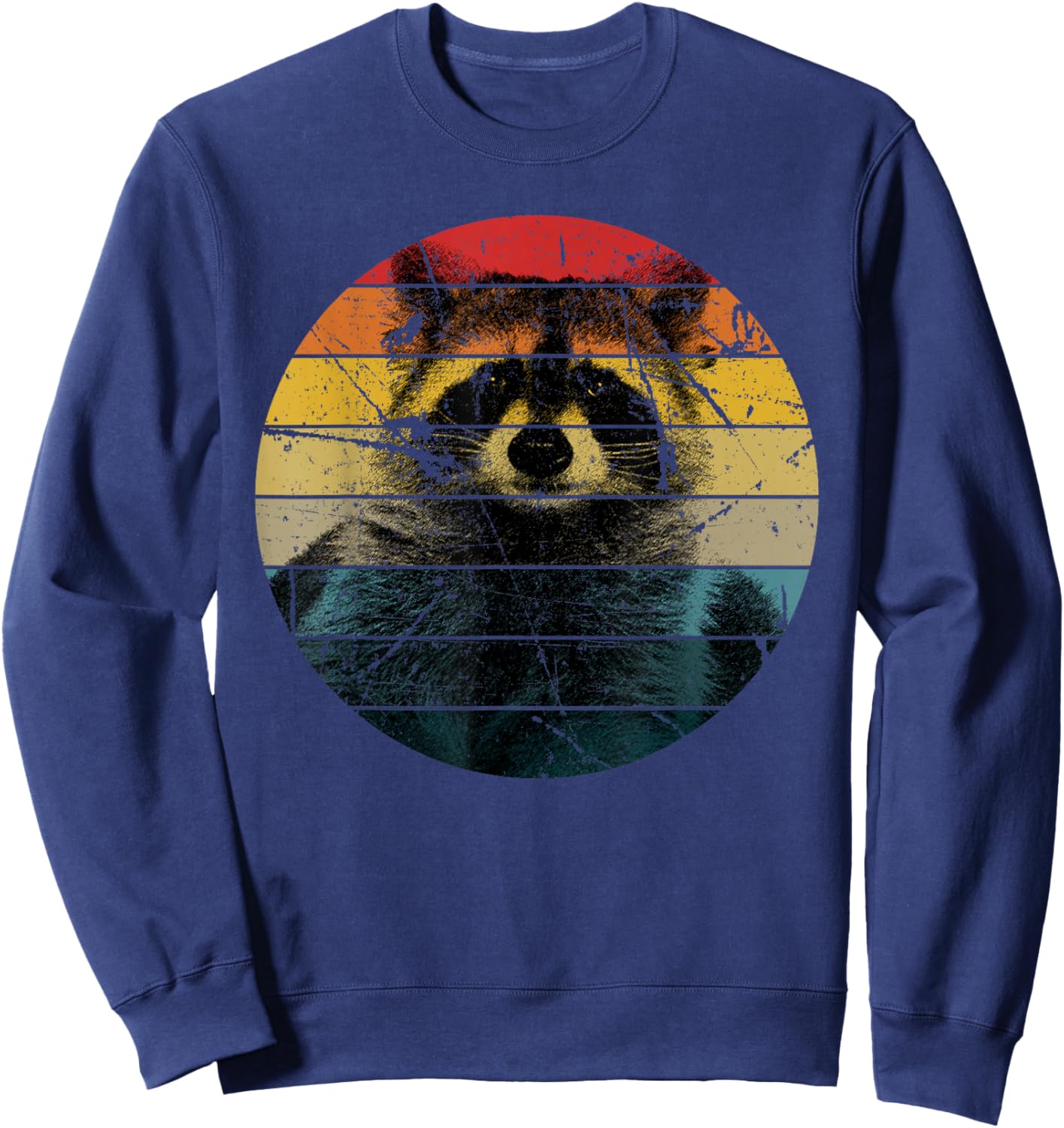 Raccoon Gift Mapache Marten Raccoon Sweatshirt - Sweatshirt | Navy