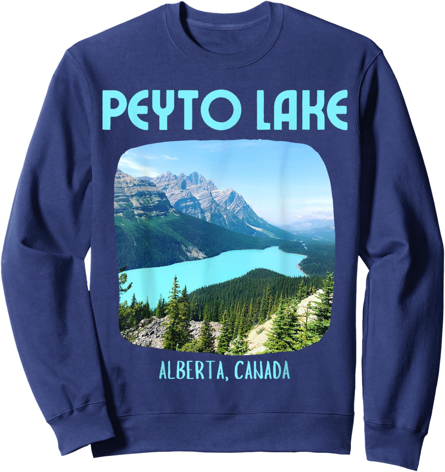Peyto Lake Banff National Park Sweatshirt - Sweatshirt | Navy