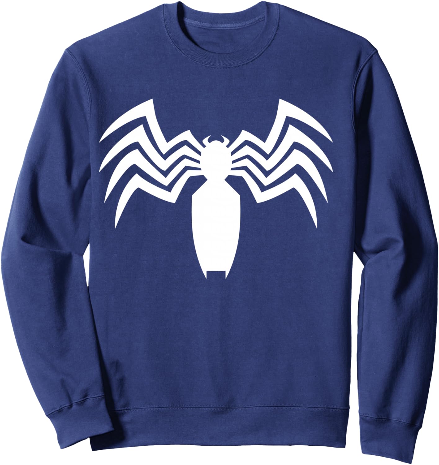 Marvel Comics Retro Classic Venom Spider Logo Sweatshirt - Sweatshirt | Navy