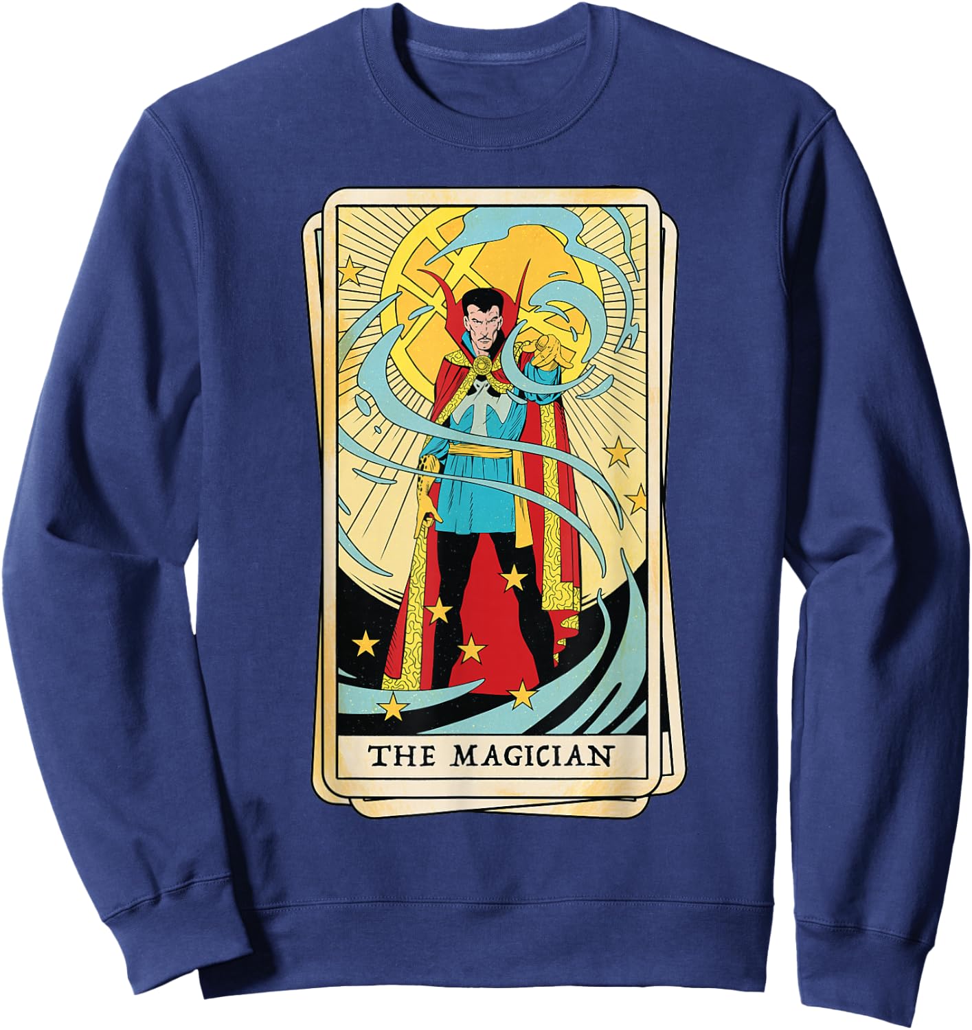 Marvel Tarot Doctor Strange as The Magician Card Sweatshirt - Sweatshirt | Navy