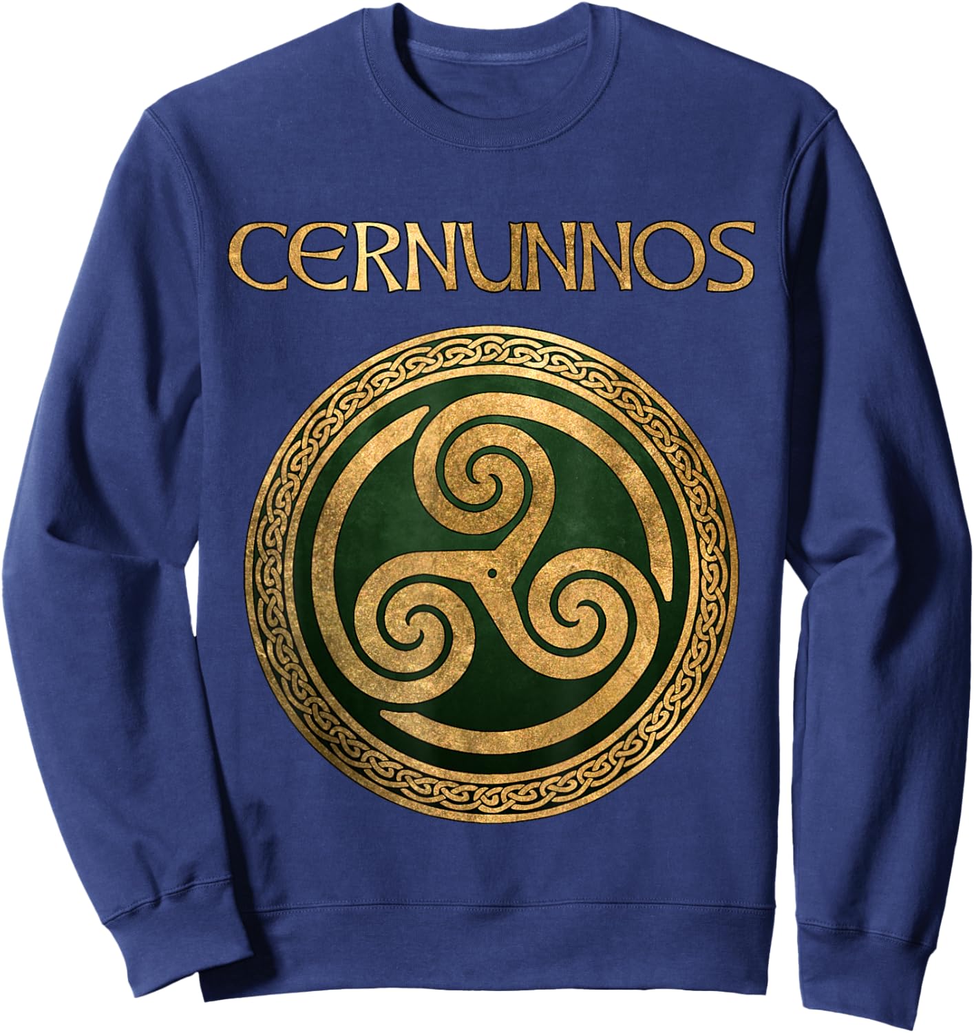 Cernunnos Ancient Celtic God of the Wilds Sweatshirt - Sweatshirt | Navy