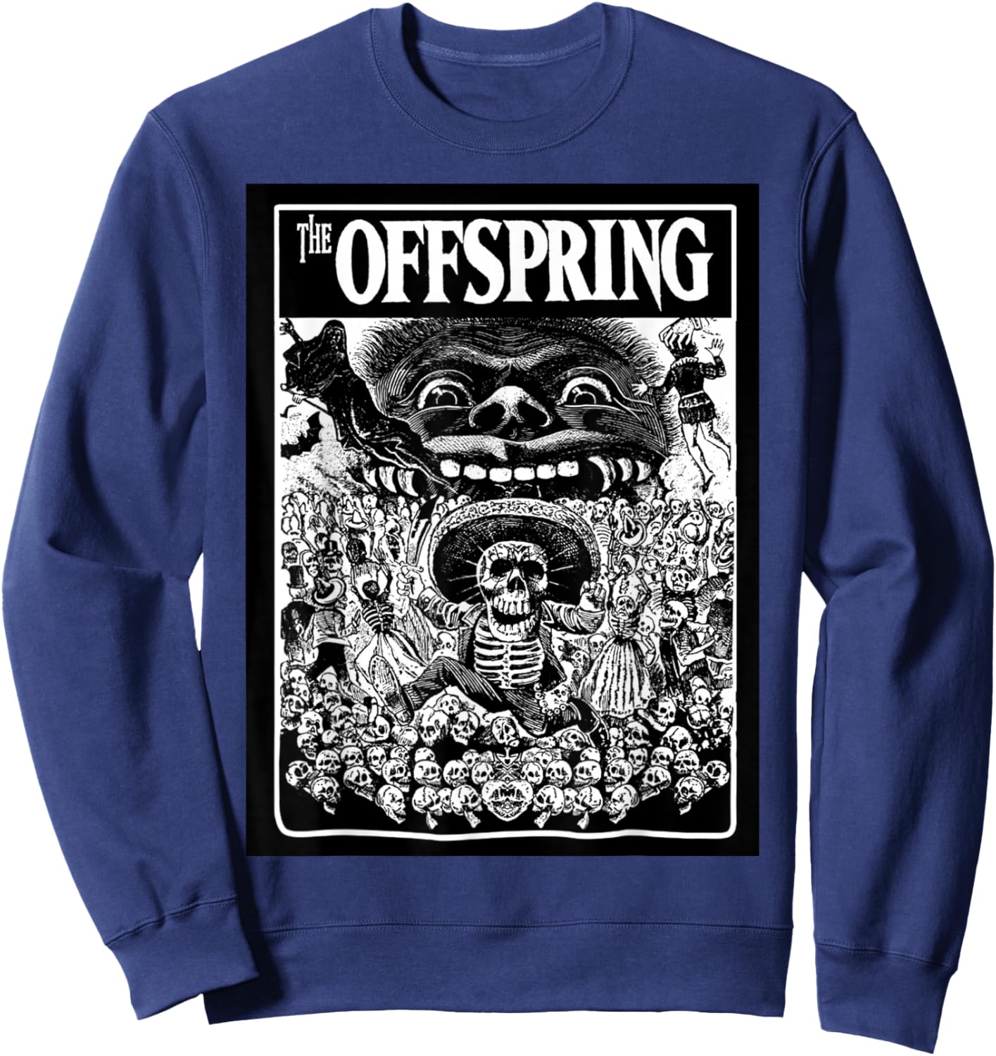 The Offspring Official Crowd Logo Sweatshirt - Sweatshirt | Navy
