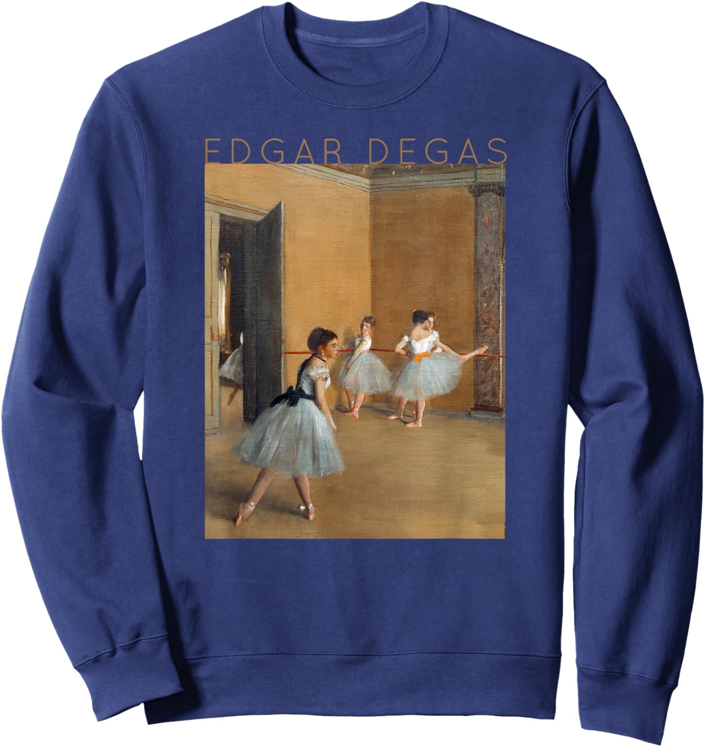 Edgar Degas The Dance Foyer for Artists and Ballerinas Sweatshirt - Sweatshirt | Navy
