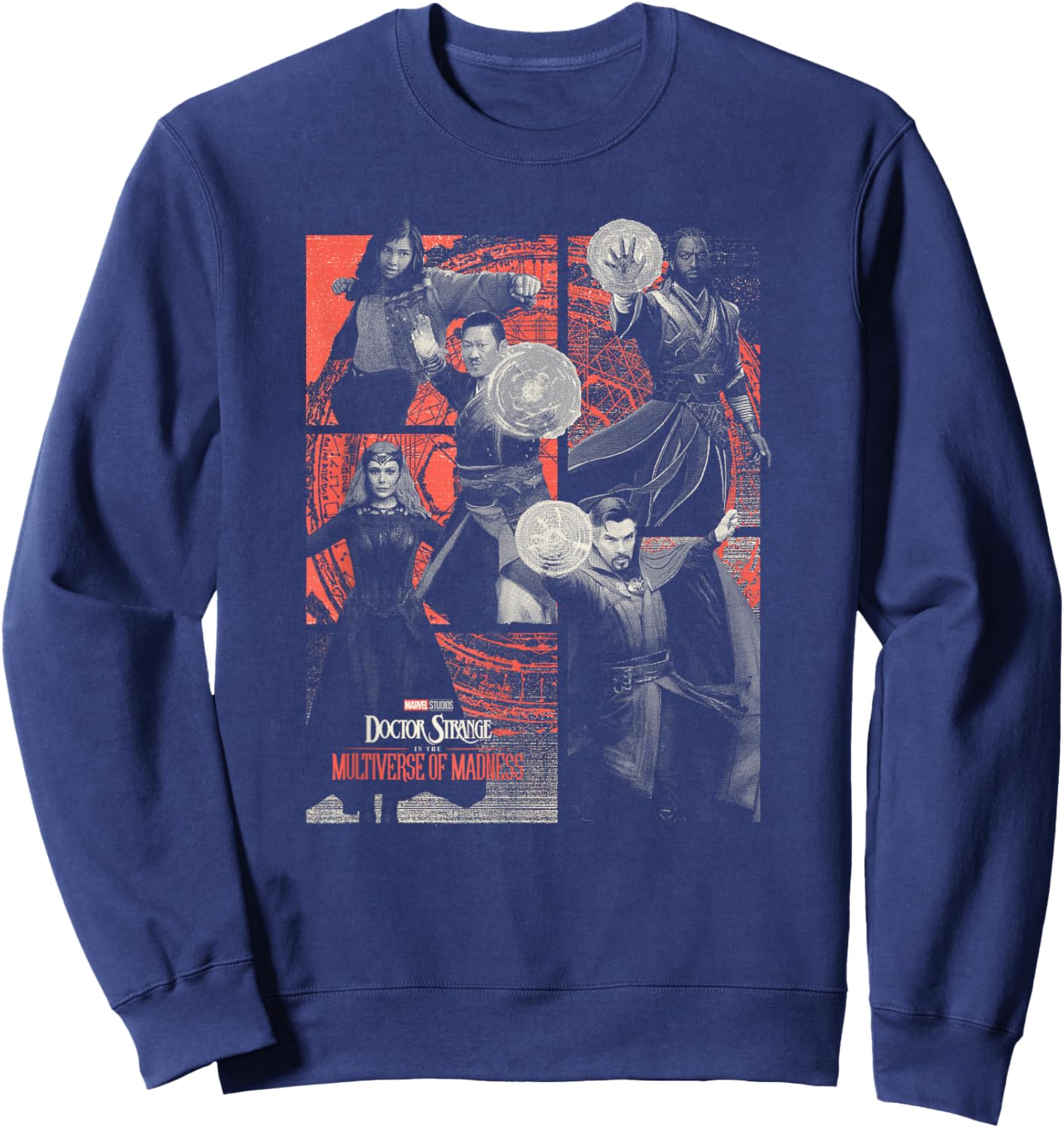 Marvel Doctor Strange In The Multiverse Of Madness Box Up Sweatshirt - Sweatshirt | Navy