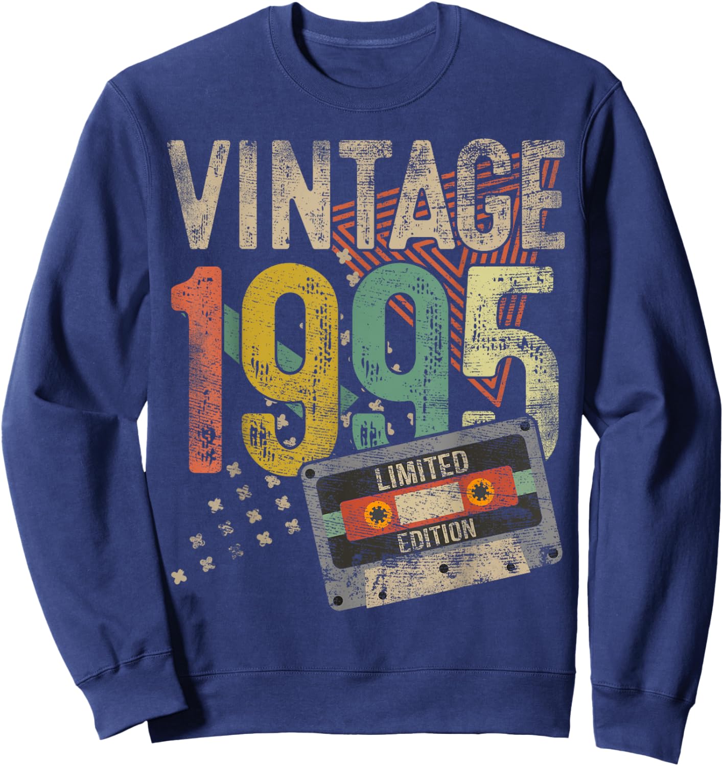 Vintage 1995 30th Birthday Gifts Women 30 Year Old Sweatshirt - Sweatshirt | Navy