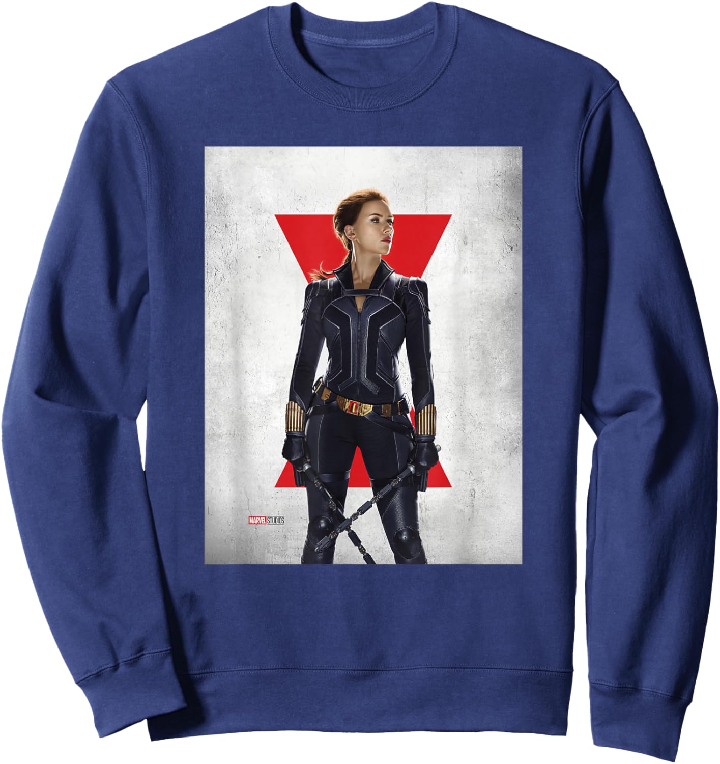 Marvel Black Widow Natasha Romanoff Movie Poster Sweatshirt - Sweatshirt | Navy