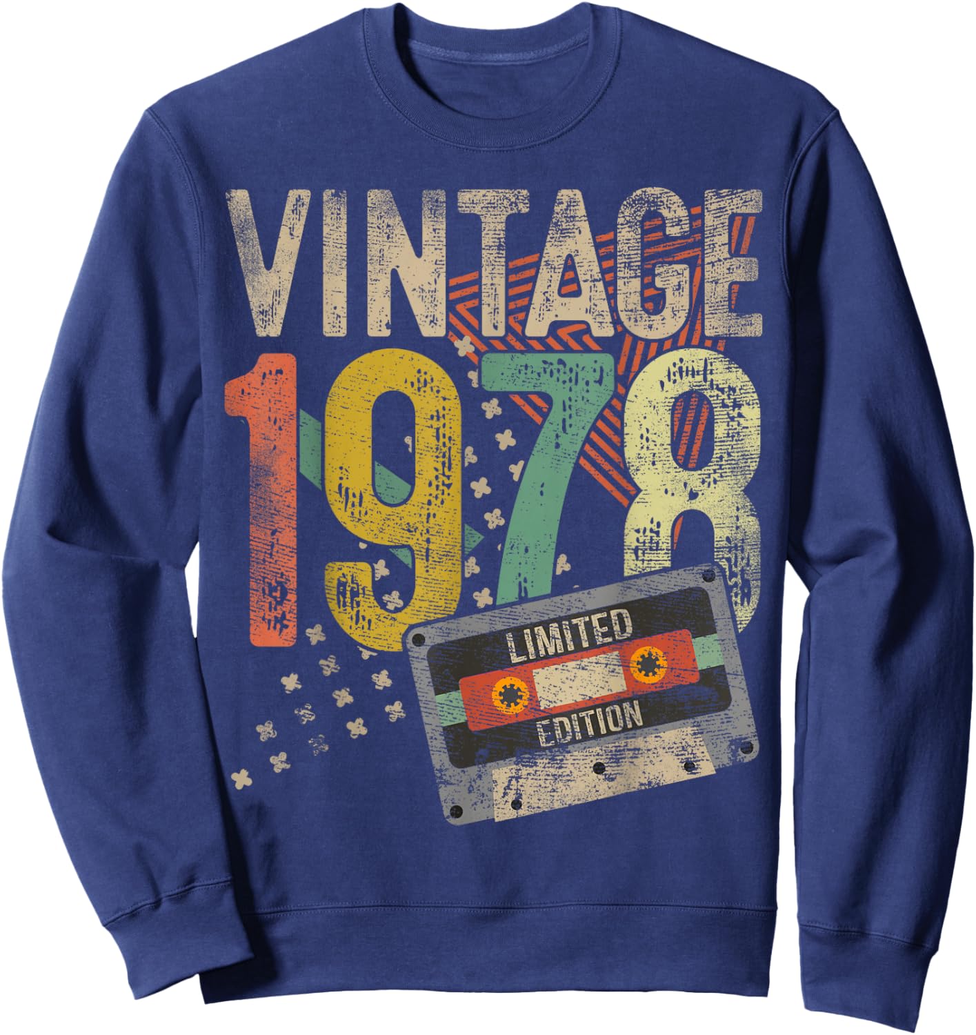 Vintage 1978 47th Birthday Gifts Women 47 Year Old Sweatshirt - Sweatshirt | Navy
