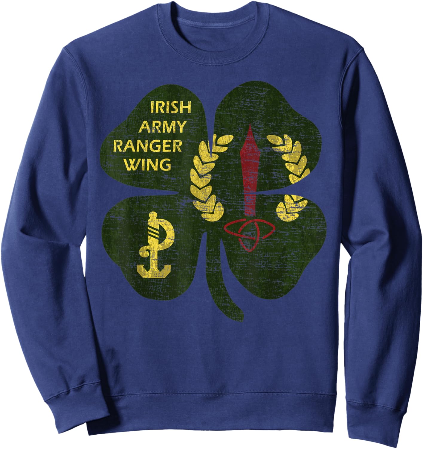 Fianoglach Irish Special Force Army Ranger Fiannoglaigh Sweatshirt - Sweatshirt | Navy