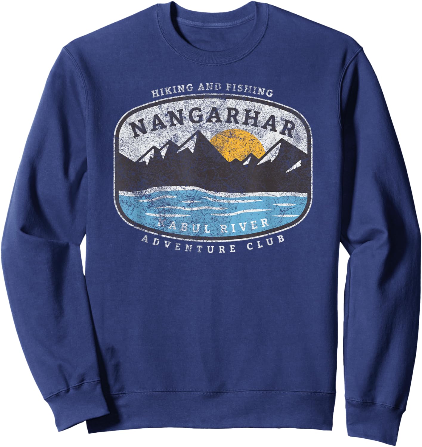American Marauder: Nangahar Afghanistan Camping Sweatshirt - Sweatshirt | Navy