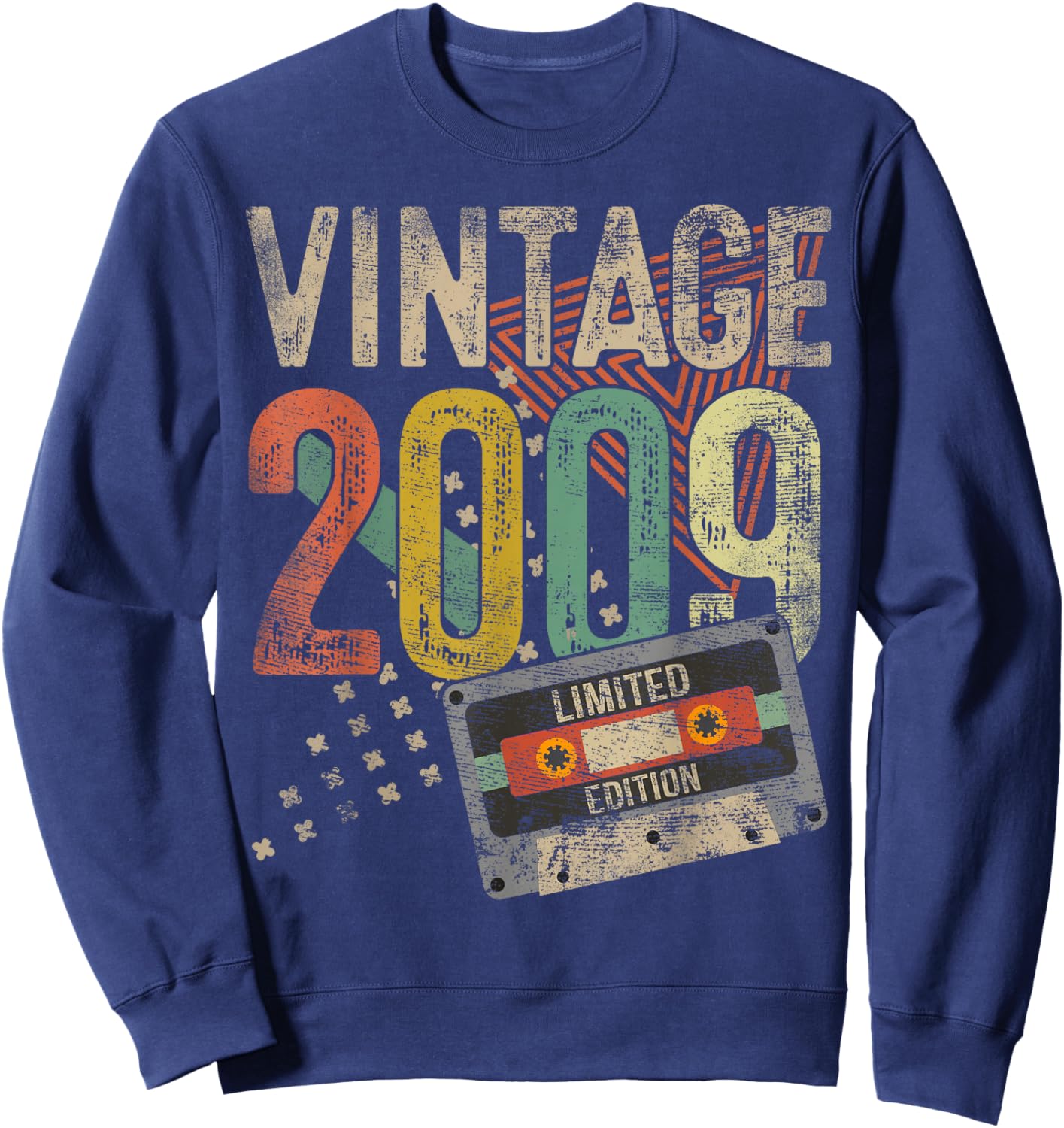 Vintage 2009 16th Birthday Gifts For Boy Girl 16 Year Old Sweatshirt - Sweatshirt | Navy