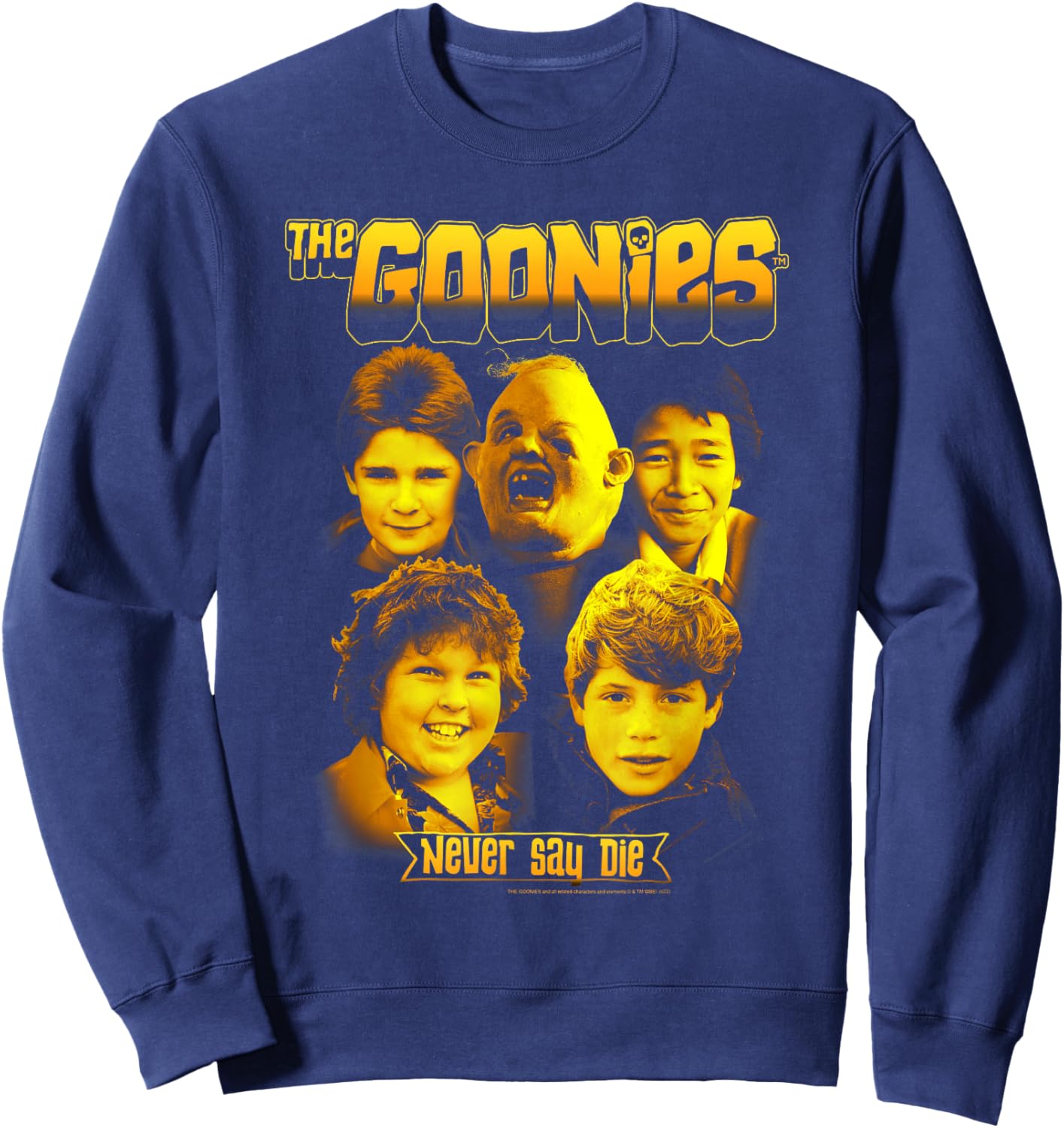 The Goonies Character Collage Sweatshirt - Sweatshirt | Navy