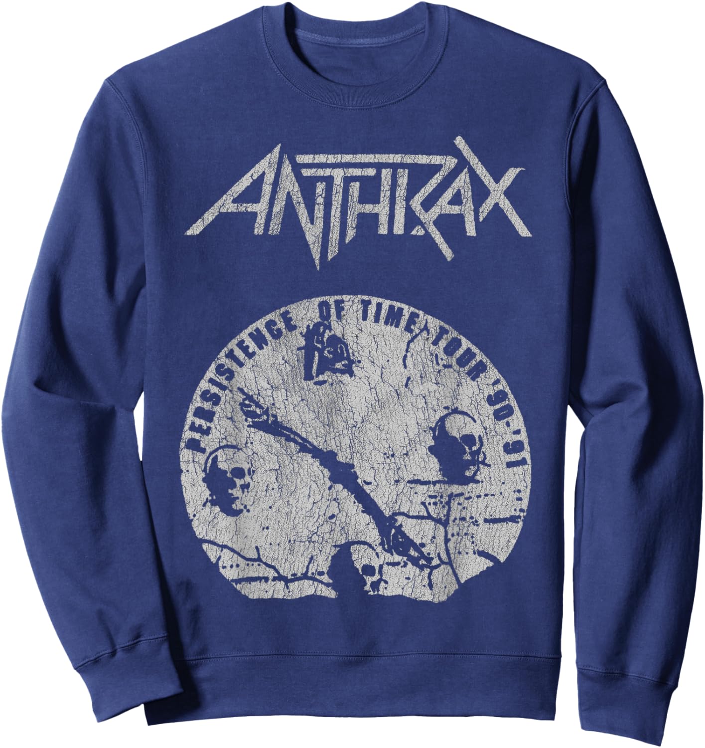 Anthrax - Broken Clock Sweatshirt - Sweatshirt | Navy
