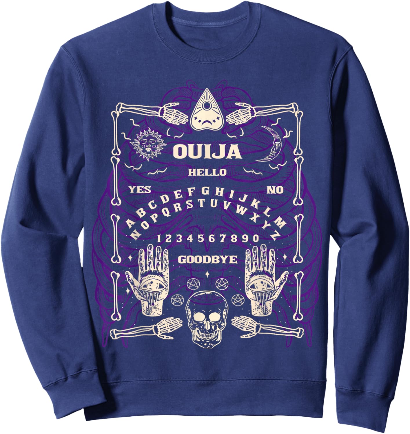 Ouija Spirit Board Sweatshirt - Sweatshirt | Navy
