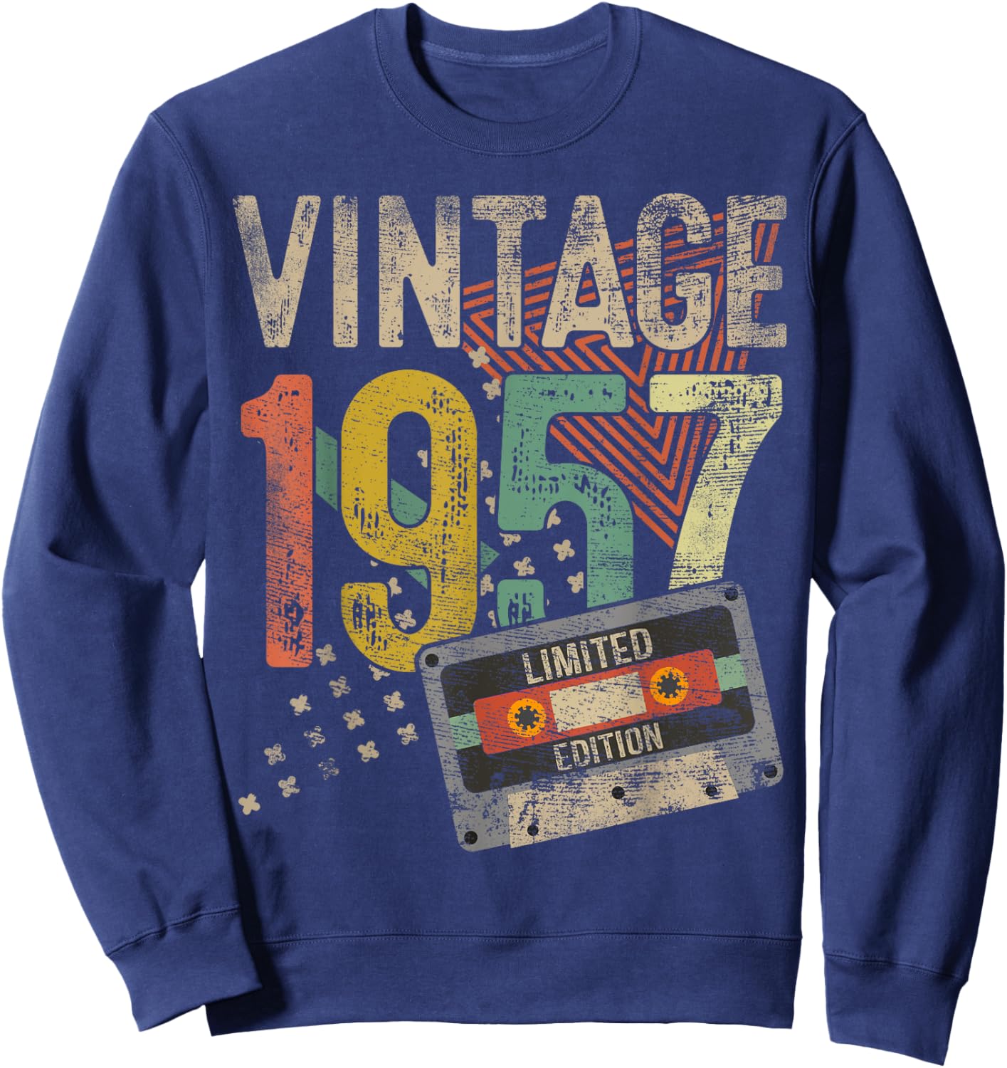 Vintage 1957 68th Birthday Gifts Women 68 Year Old Sweatshirt - Sweatshirt | Navy