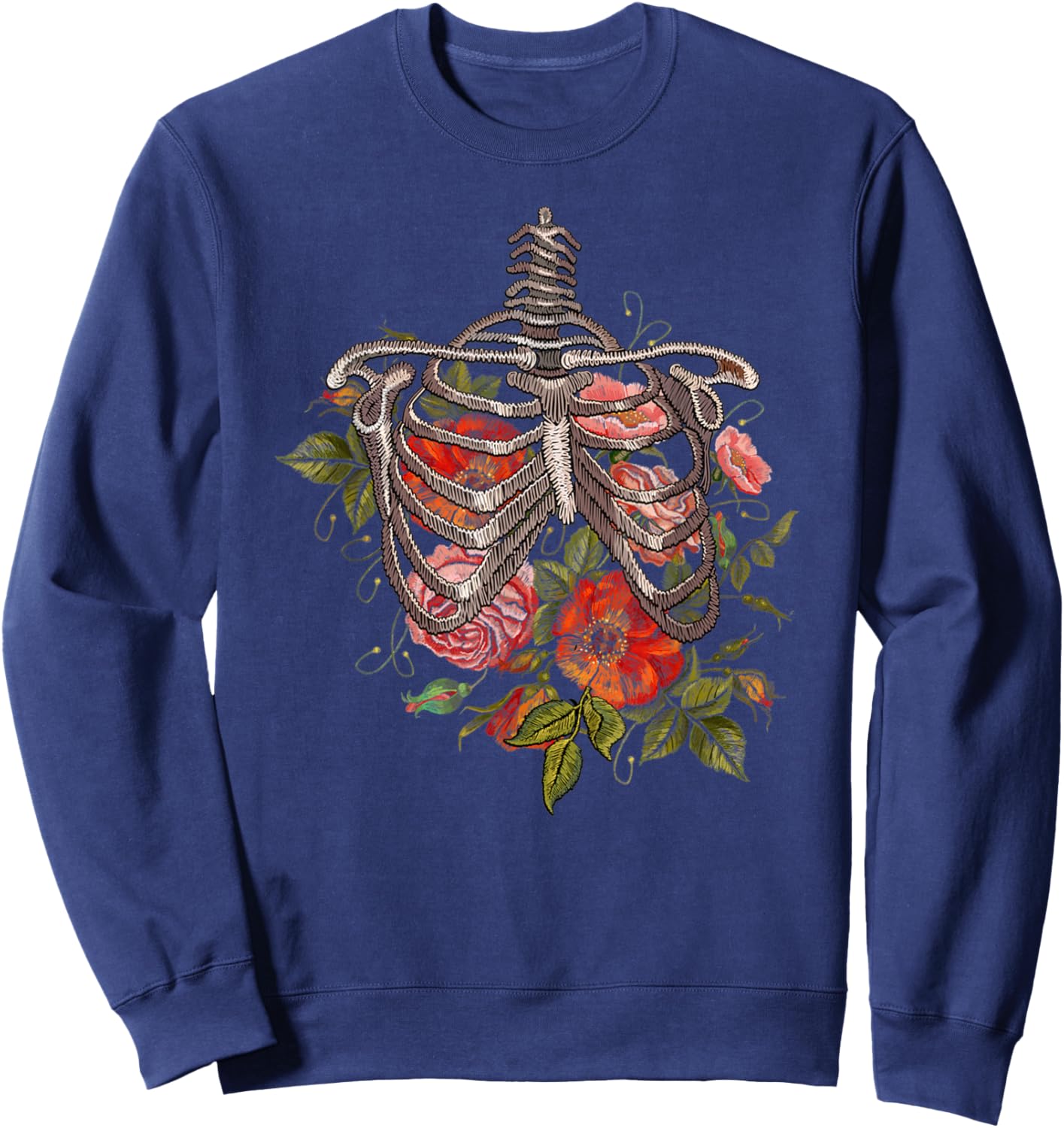 Bones and Botany Halloween Costume Funny Sweatshirt - Sweatshirt | Navy