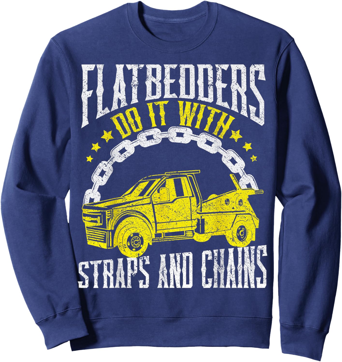 Tow Truck Towing Service Sweatshirt - Sweatshirt | Navy