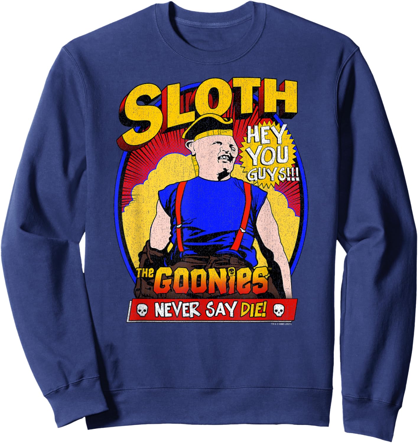 The Goonies Super Sloth Sweatshirt - Sweatshirt | Navy