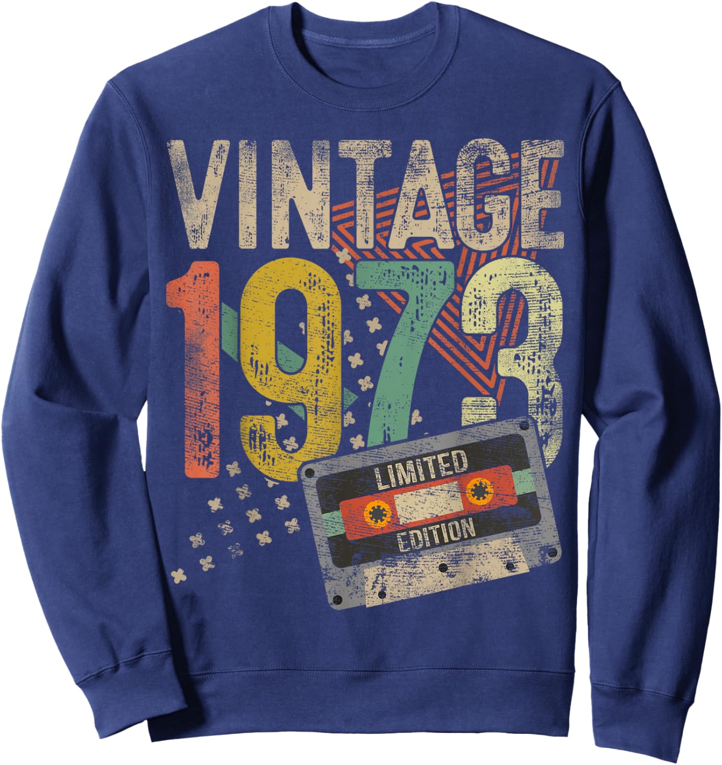 Vintage 1973 52nd Birthday Gifts Women 52 Year Old Sweatshirt - Sweatshirt | Navy